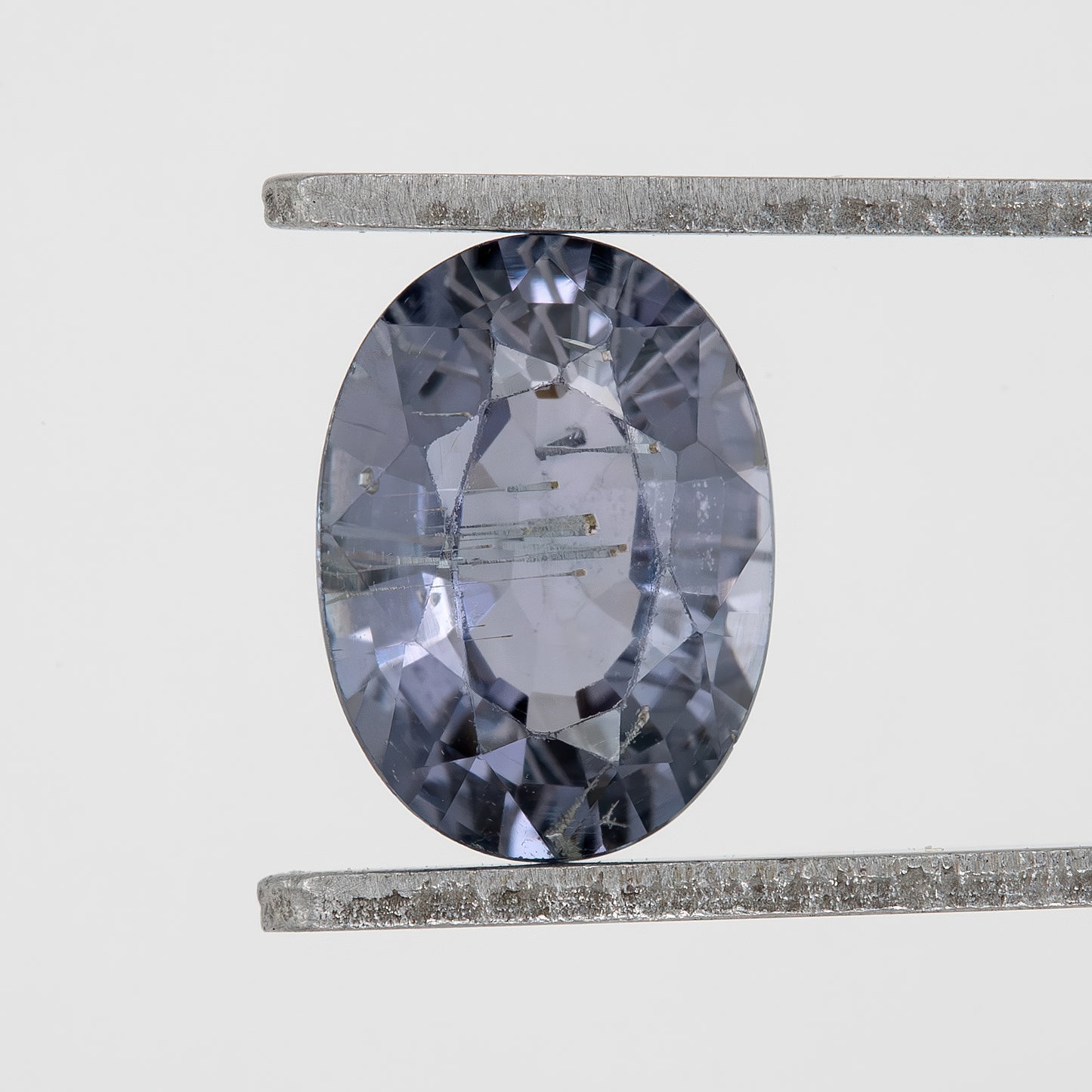 Silvery Violet Blue Bicolor Sapphire | 1.08 Ct Natural Untreated Oval Cut Gem | Eye-Catching Center Stone for Ring | Collector's Gemstone