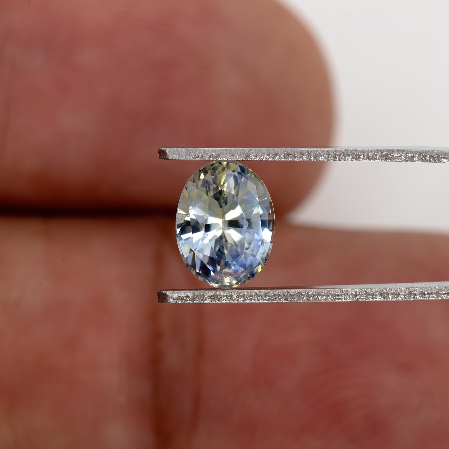 Champagne Yellow Blue Bicolor Sapphire | 1.55 Ct Natural Untreated Oval Cut Gem | Eye Clean Rare Stone for Designer or Statement Jewelry