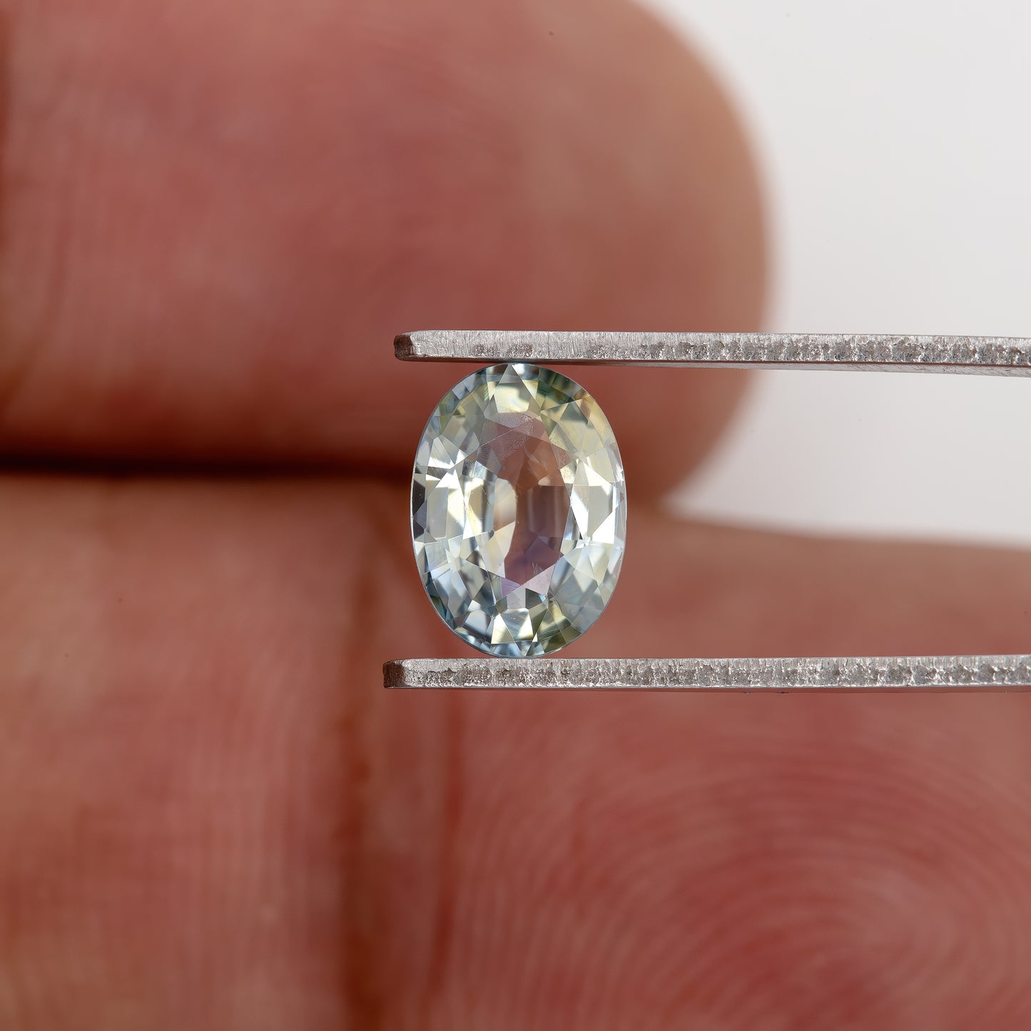 Champagne Yellow Blue Bicolor Sapphire | 1.06 Ct Natural Untreated Oval Cut Gemstone | Eye Clean Stone for Fine Rings or Jewelry Designs