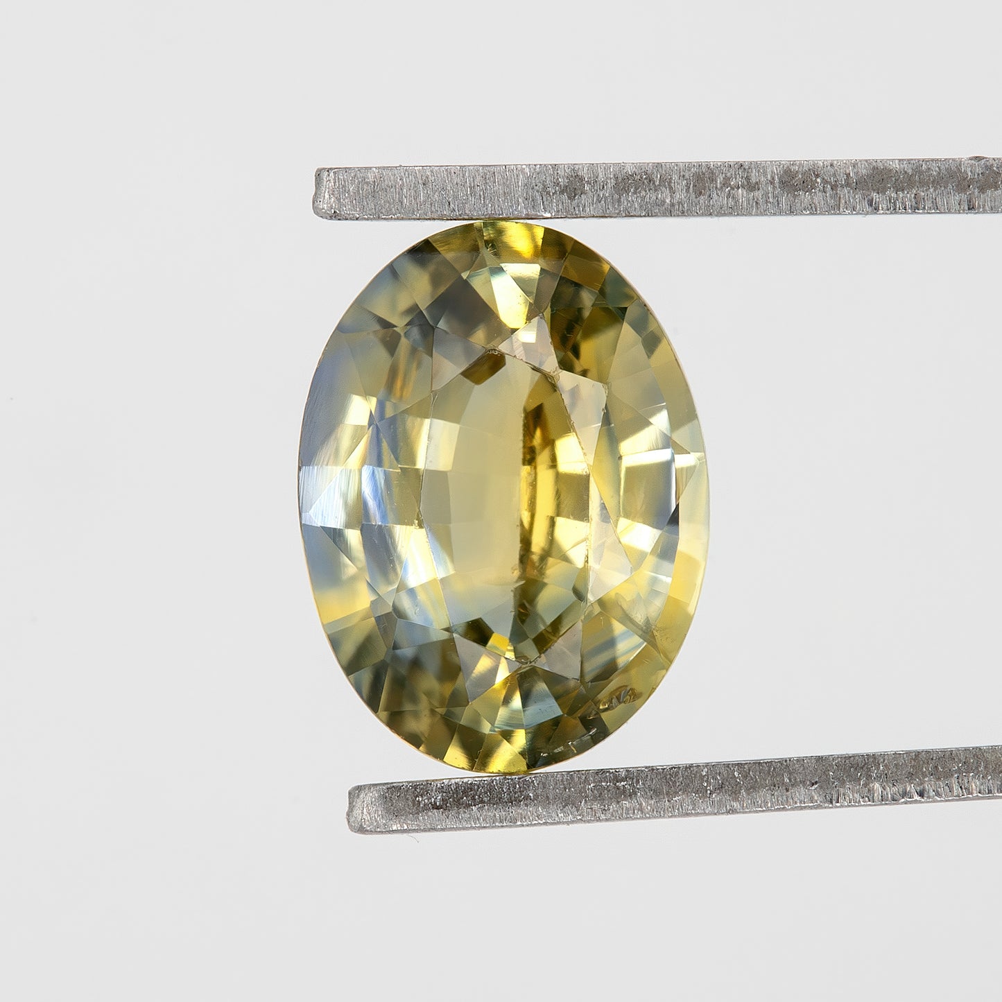 Champagne Yellow and Blue Sapphire | 1.02 Ct Oval Cut Unheated Natural Gemstone | Eye Clean Sapphire for Fine Rings and Designer Jewelry