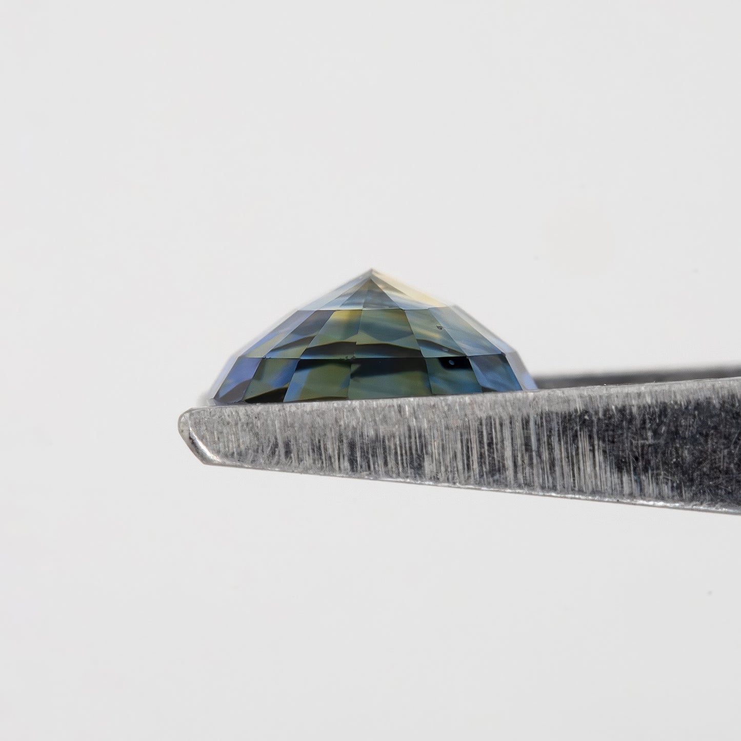 Royal Blue Champagne Sapphire | 1.29 Ct Oval Cut Unheated Natural Gem | Eye Clean Stone for Rings & Fine Jewelry