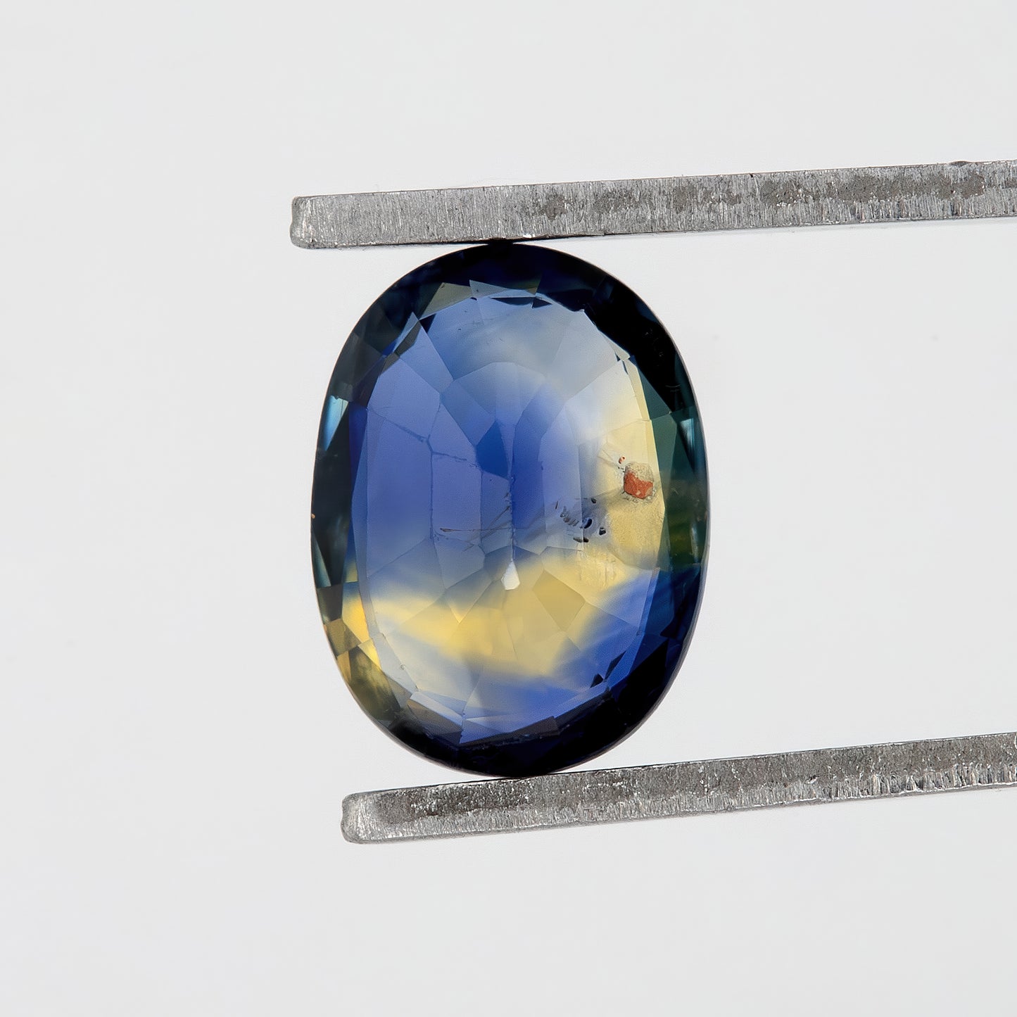Midnight Blue Champagne Sapphire | 0.92 Ct Oval Cut Unheated Natural Gem | Eye Clean Stone for Custom Jewelry Design