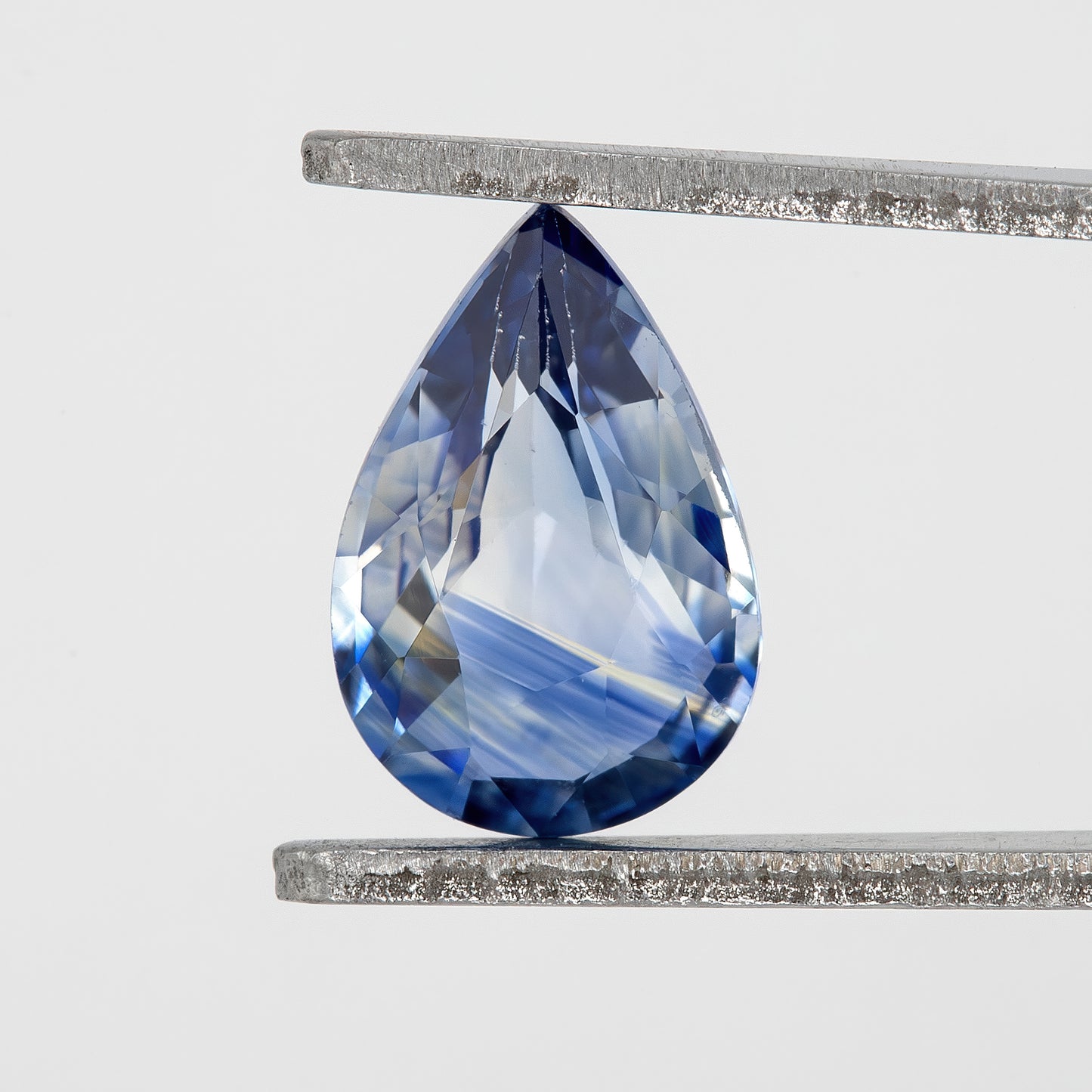 Icy Blue & Champagne Yellow Sapphire | 0.94 Ct Natural Pear Cut Untreated Gem | Eye Clean Loose Sapphire for Fine Jewelry Rings or Pendants