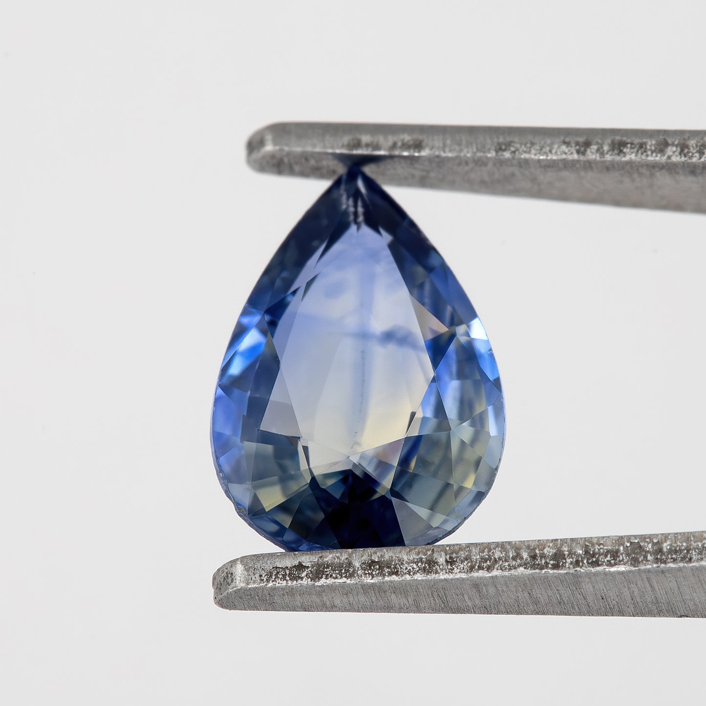 Blue Champagne Yellow Sapphire | 0.95 Ct Pear Cut Untreated Eye Clean Gemstone | Ideal for Engagement Ring or Pendant