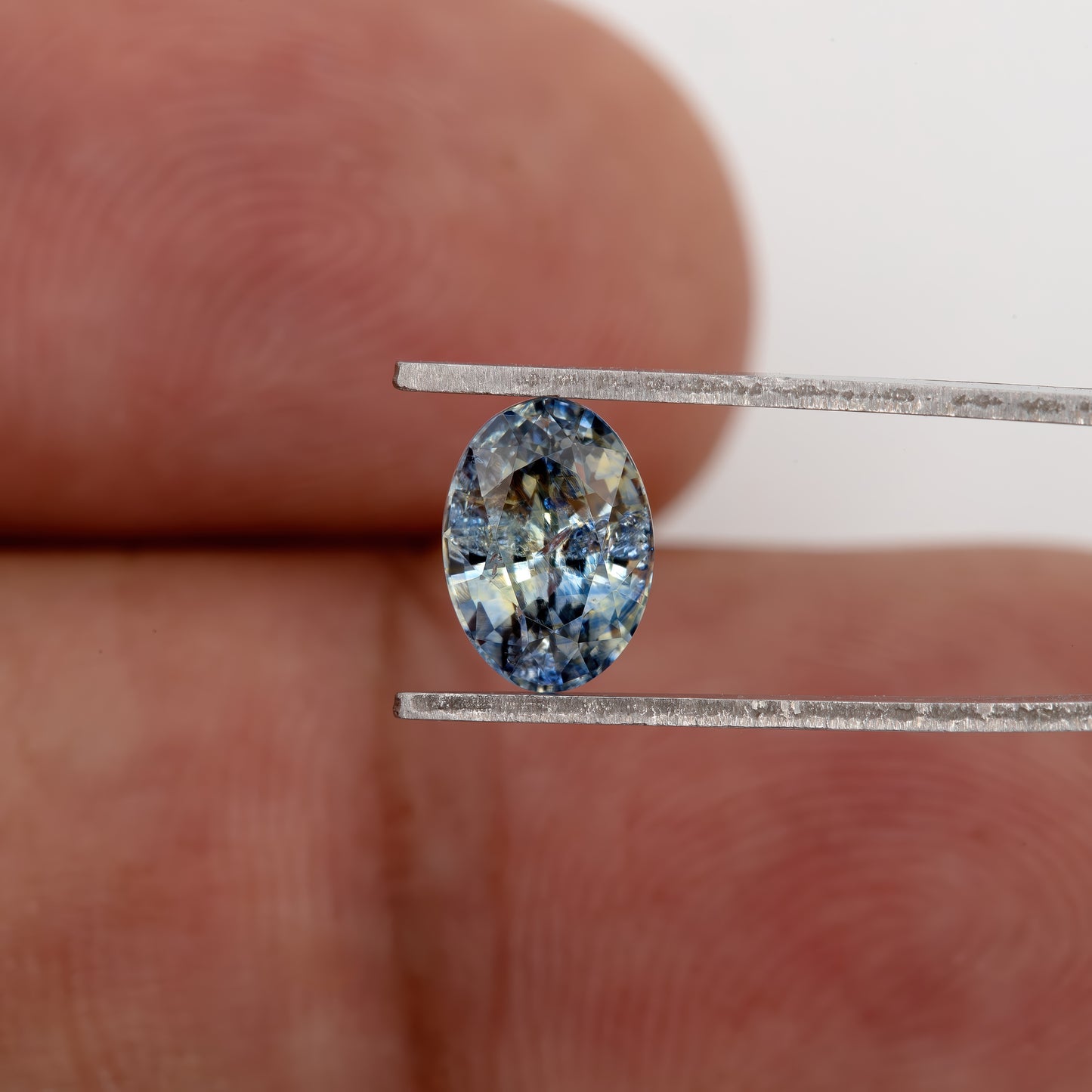 Blue Champagne Yellow Sapphire | 1.19 Ct Oval Cut Untreated Natural Gemstone | Loose Sapphire for Engagement Ring or Pendant