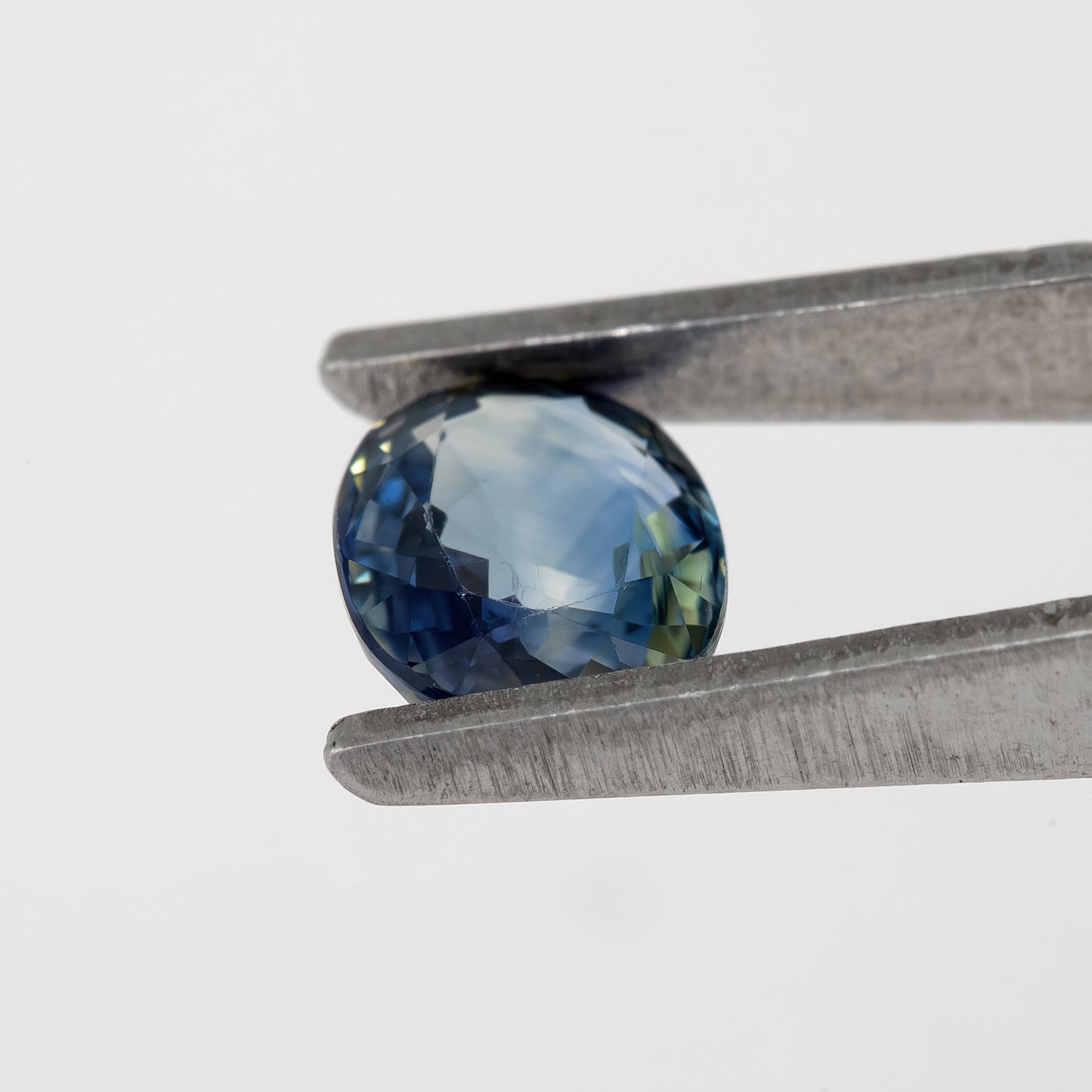 Blue Champagne Sapphire | 0.77 Ct Oval Cut Untreated Bicolor Gemstone | Elegant Sapphire for Engagement Ring or Pendant