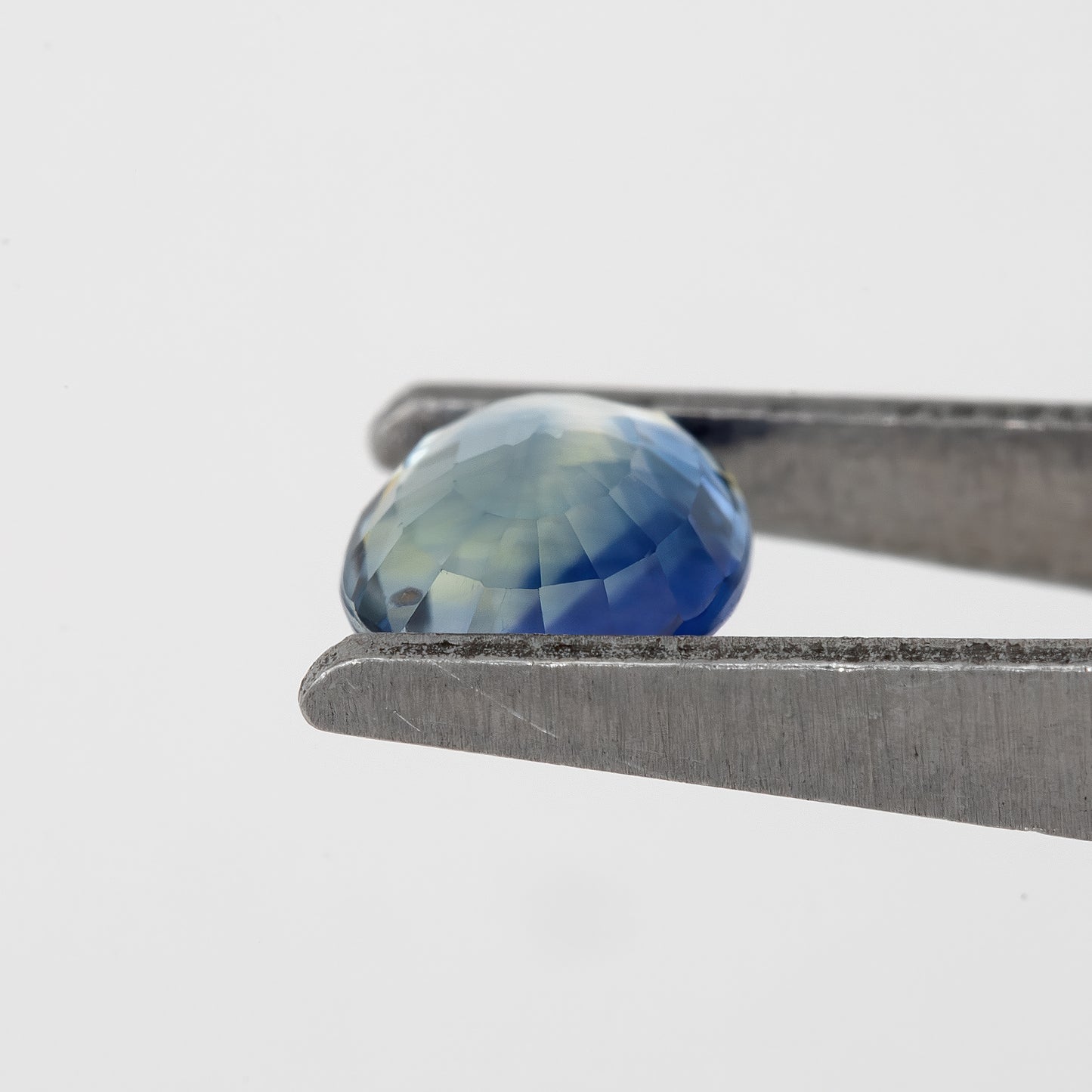 Blue Champagne Sapphire | 0.77 Ct Oval Cut Untreated Bicolor Gemstone | Elegant Sapphire for Engagement Ring or Pendant