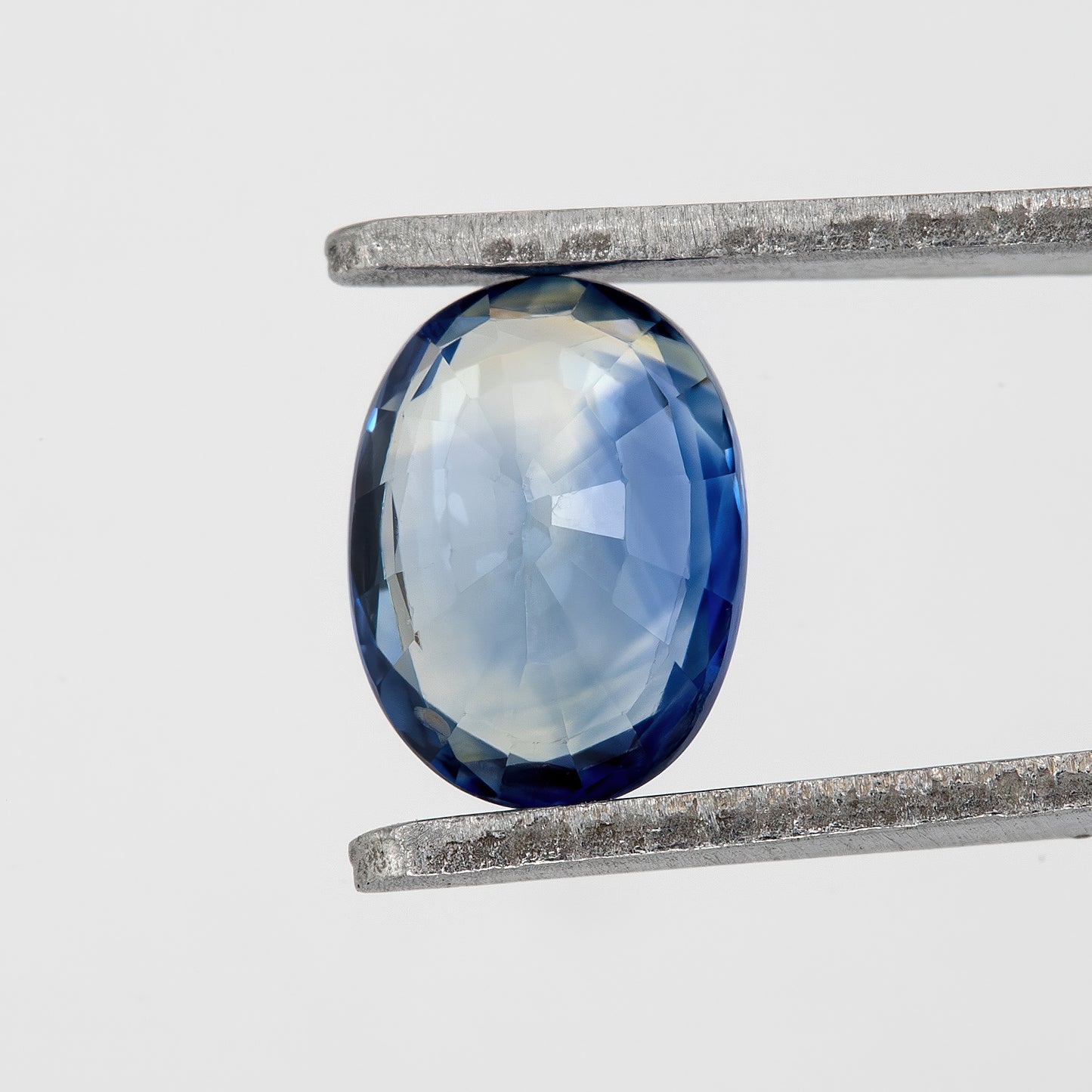 Blue Champagne Sapphire | 0.77 Ct Oval Cut Untreated Bicolor Gemstone | Elegant Sapphire for Engagement Ring or Pendant