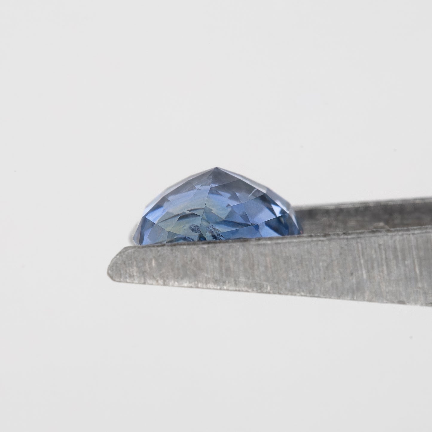 Vivid Blue Champagne Bicolor Sapphire | 0.87 Ct Pear Cut Untreated Gemstone | Elegant Loose Sapphire for Fine Jewelry Design