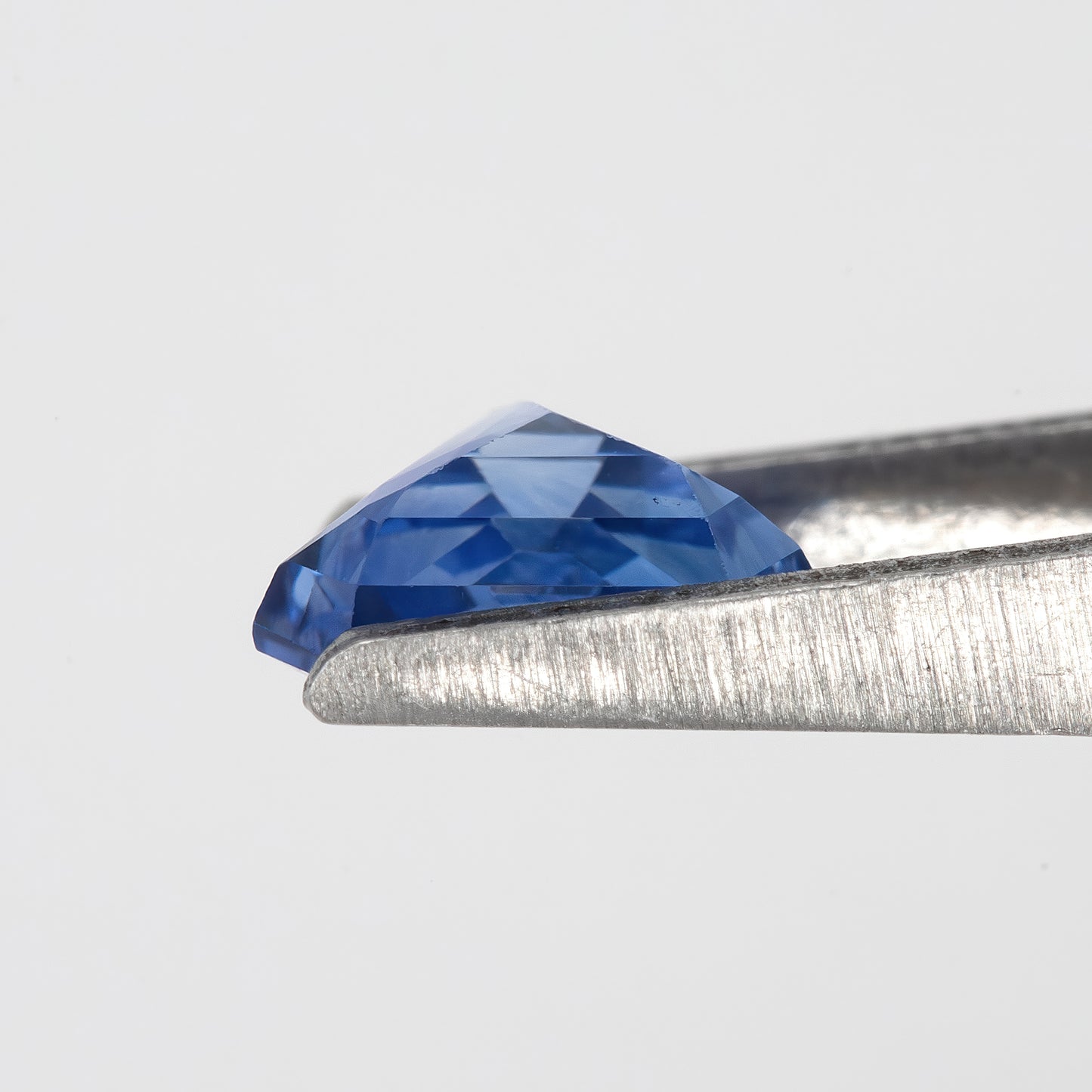 Cornflower Blue 1.20 Ct Sapphire | Untreated Geometric Fancy Cut Gemstone | Natural Sapphire for Modern Rings & Artistic Fine Jewelry