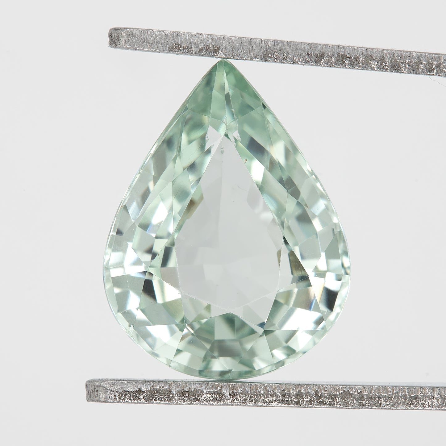 Pastel Green Sapphire 2.24 Ct | Pear Cut Heated Natural Gemstone | Eye-Clean Rare Sapphire for Rings & Pendants | Fine Jewelry Making