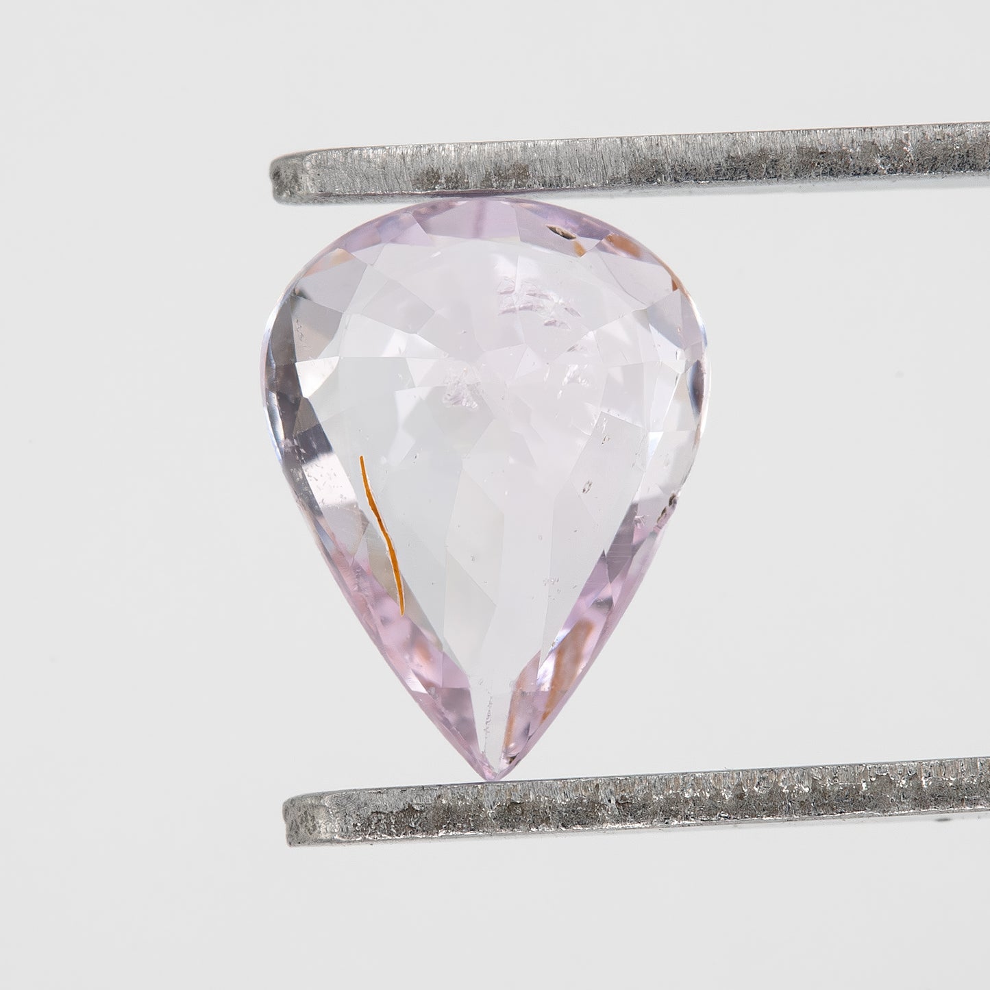 Light Pastel Pink Sapphire 1.05 Ct | Pear Cut Heated Loose Gemstone | Perfect for Dainty Engagement Rings or Fine Custom Jewelry