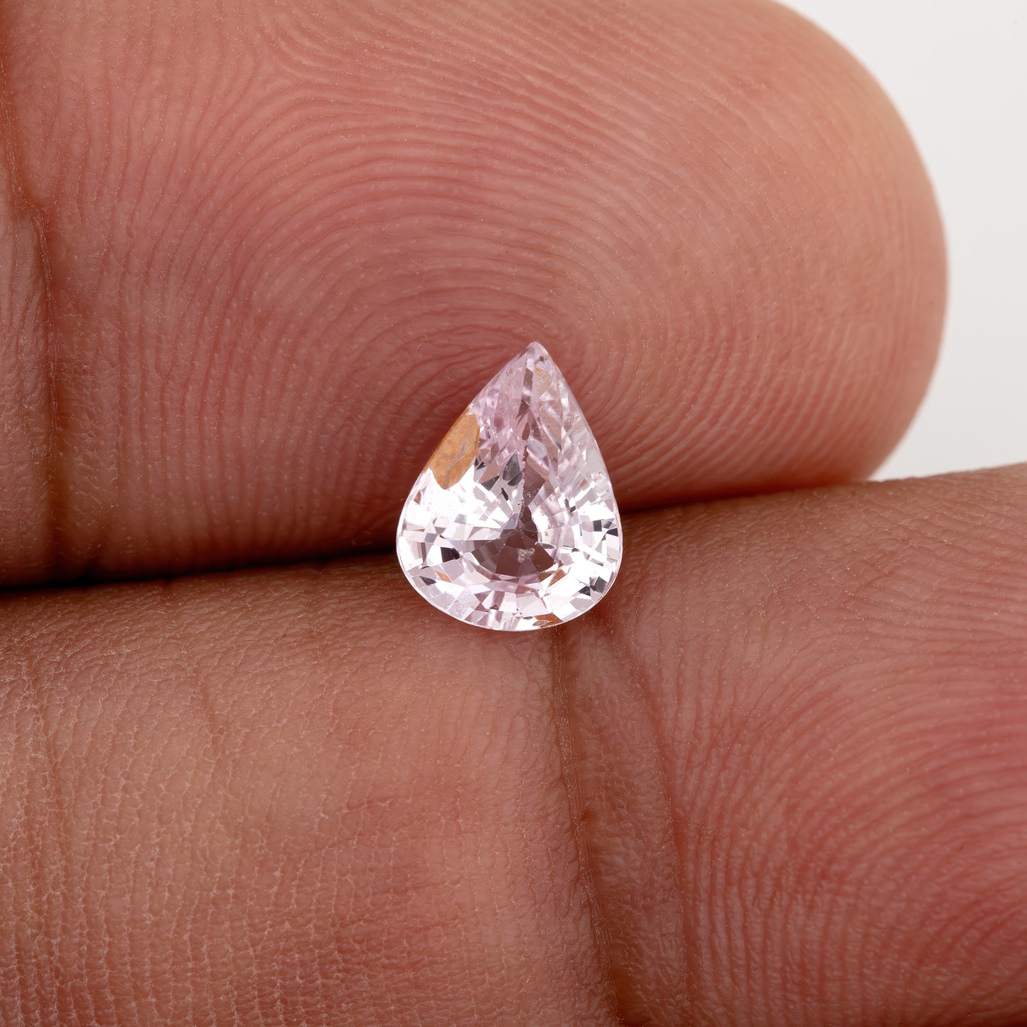 Light Pastel Pink Sapphire 1.05 Ct | Pear Cut Heated Loose Gemstone | Perfect for Dainty Engagement Rings or Fine Custom Jewelry