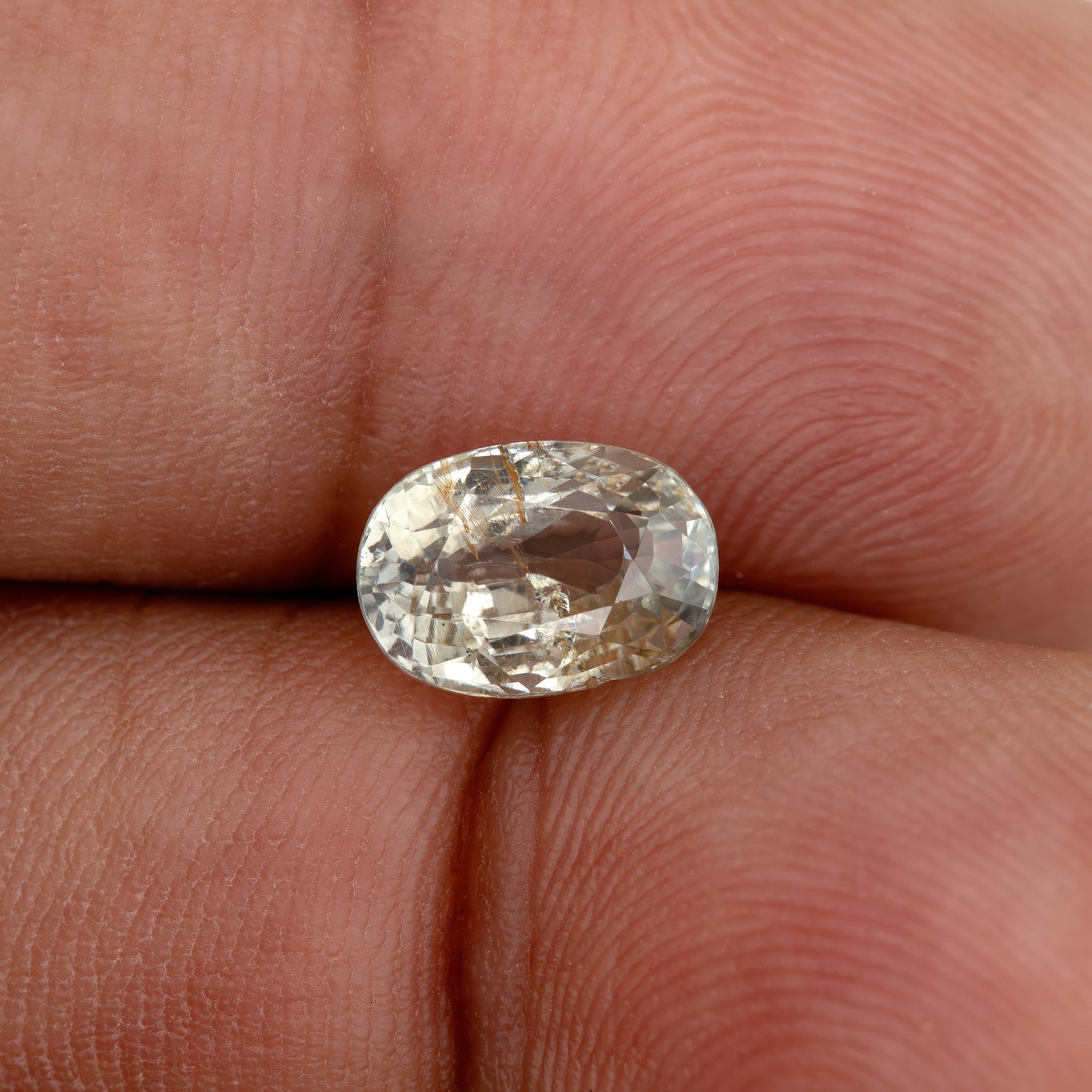 Grayish Green Sapphire 2.14 Ct | Natural Oval Cut Heated Gemstone | Rare Eye-Catching Stone for Engagement Rings & Fine Jewelry Designs