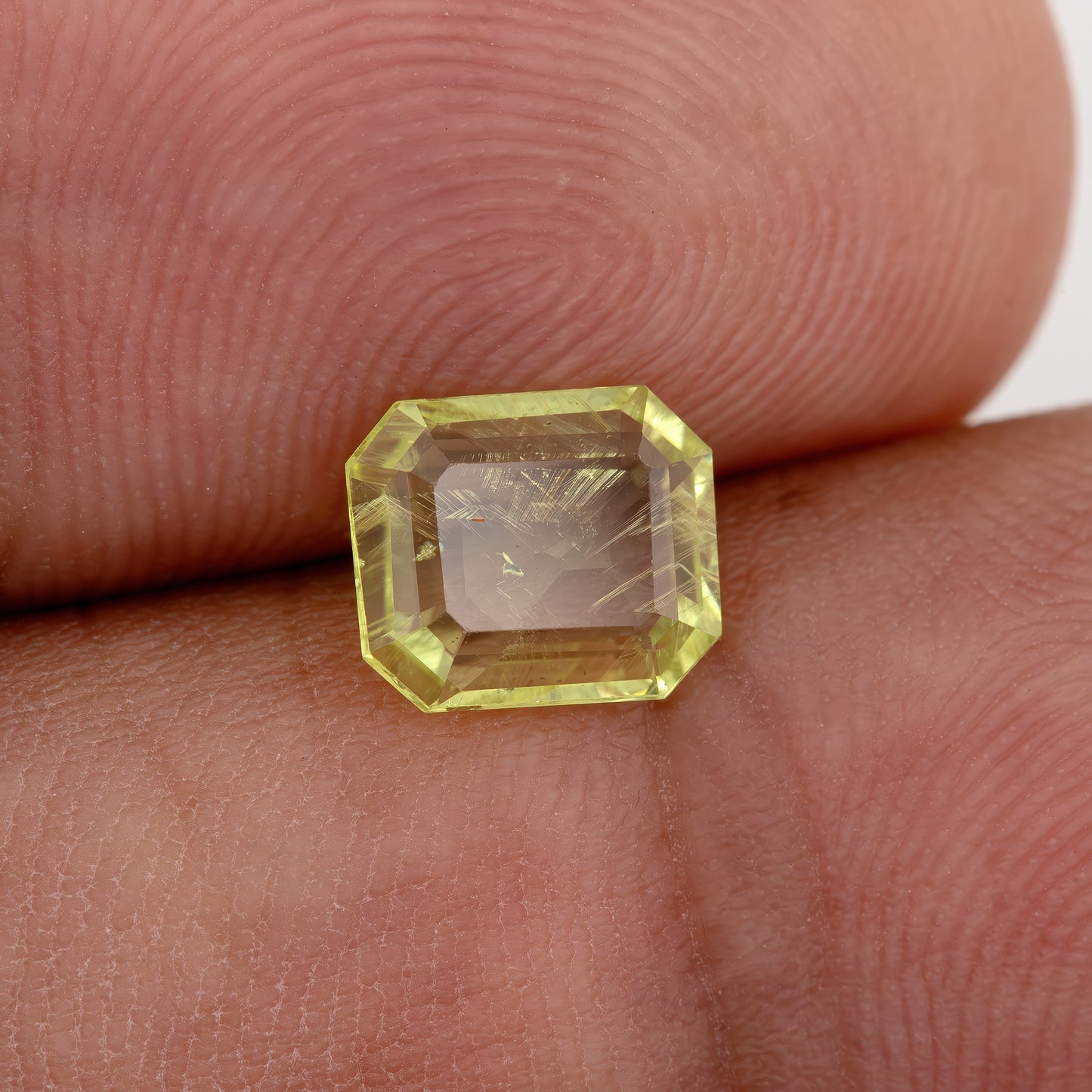 Bright Lemon Yellow Sapphire 1.34 Ct | Heated Emerald Cut Natural Gemstone | Unique Yellow Sapphire for Rings & Fine Jewelry