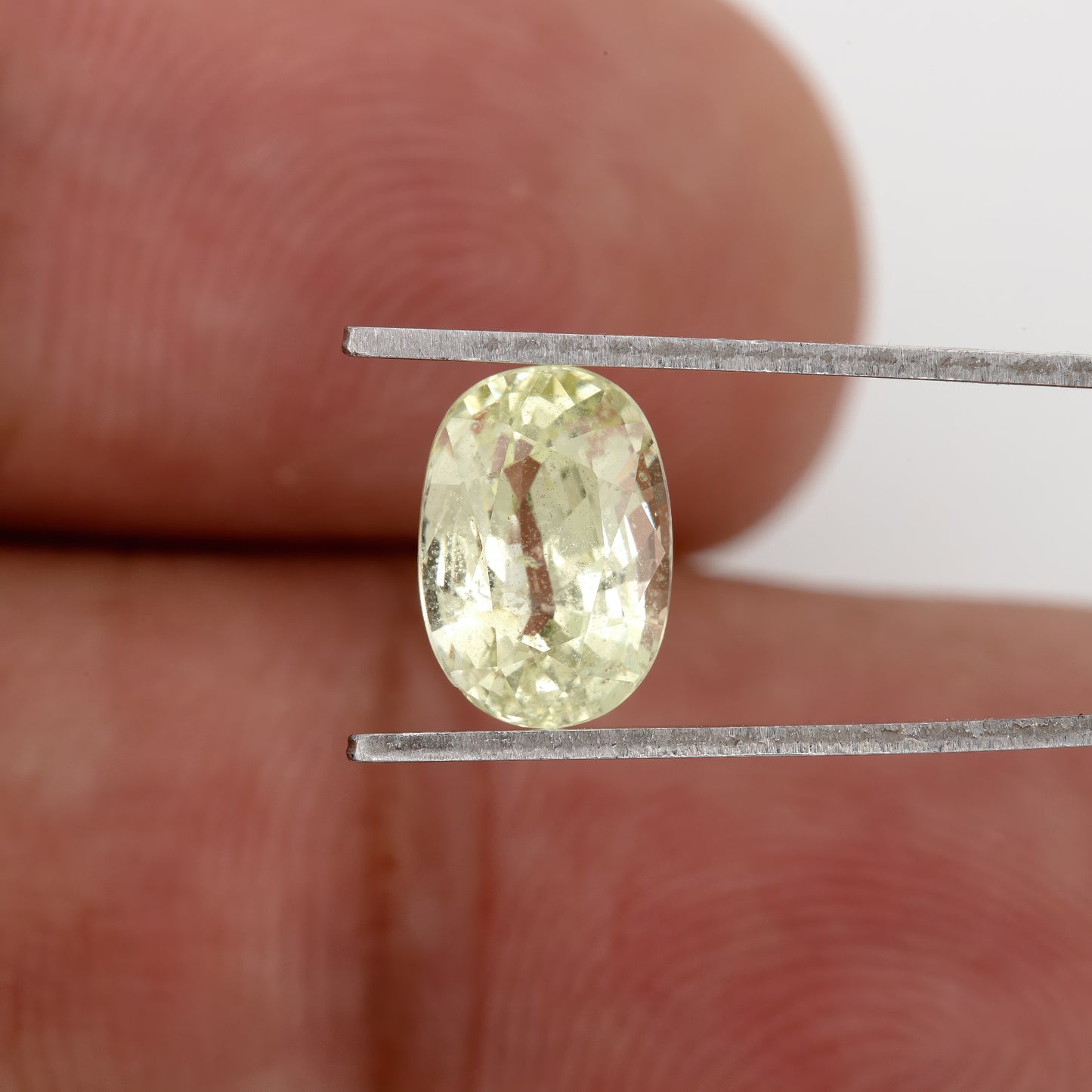 Pale Lemon Yellow Sapphire Oval Cut | 2.09ct Heated Natural Gemstone | Loose Stone for Ring | Statement or Fine Jewelry