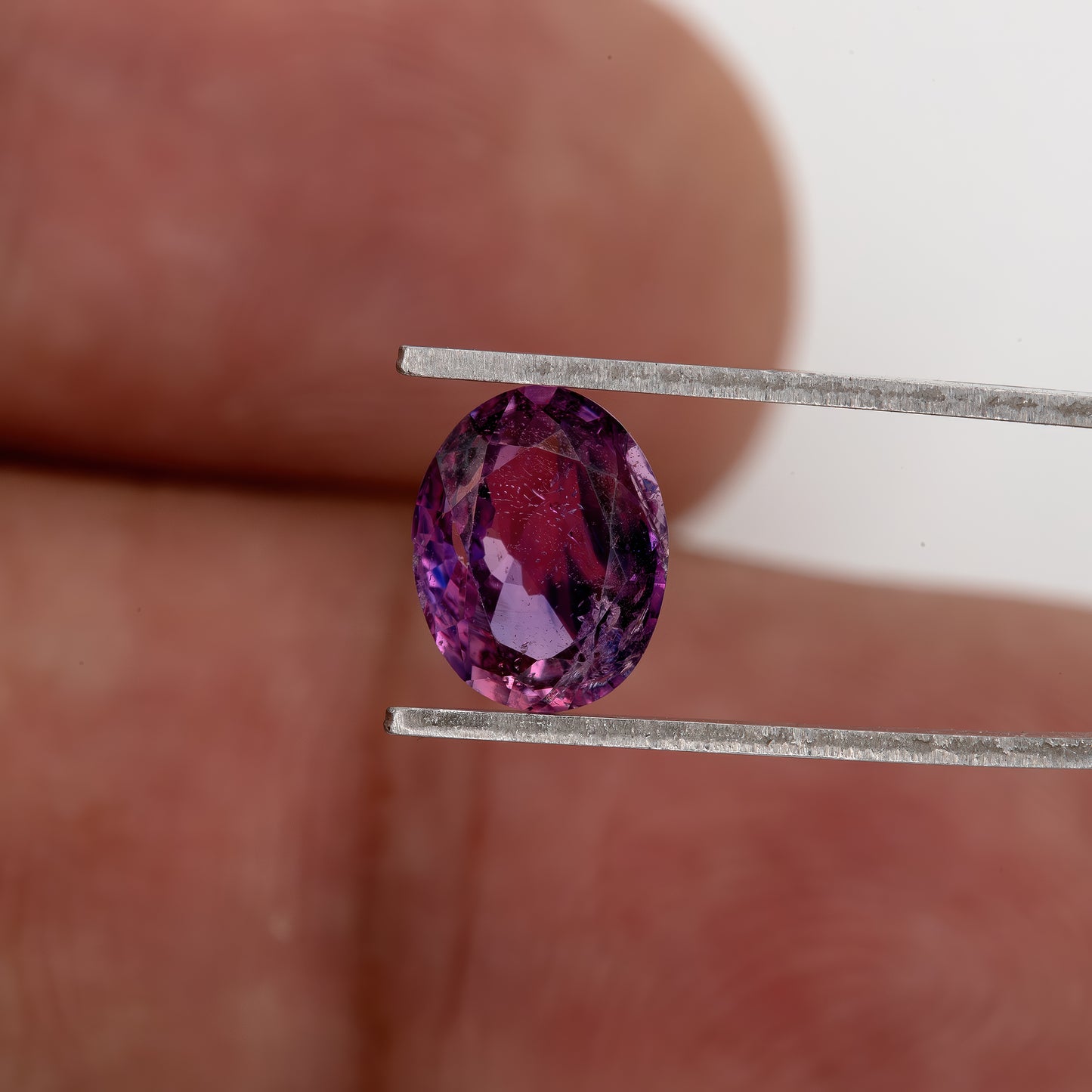 Deep Magenta Purple Sapphire Oval Cut | 1.43ct Heated Natural Gemstone | Loose Stone for Statement Ring | Fine Custom Jewelry