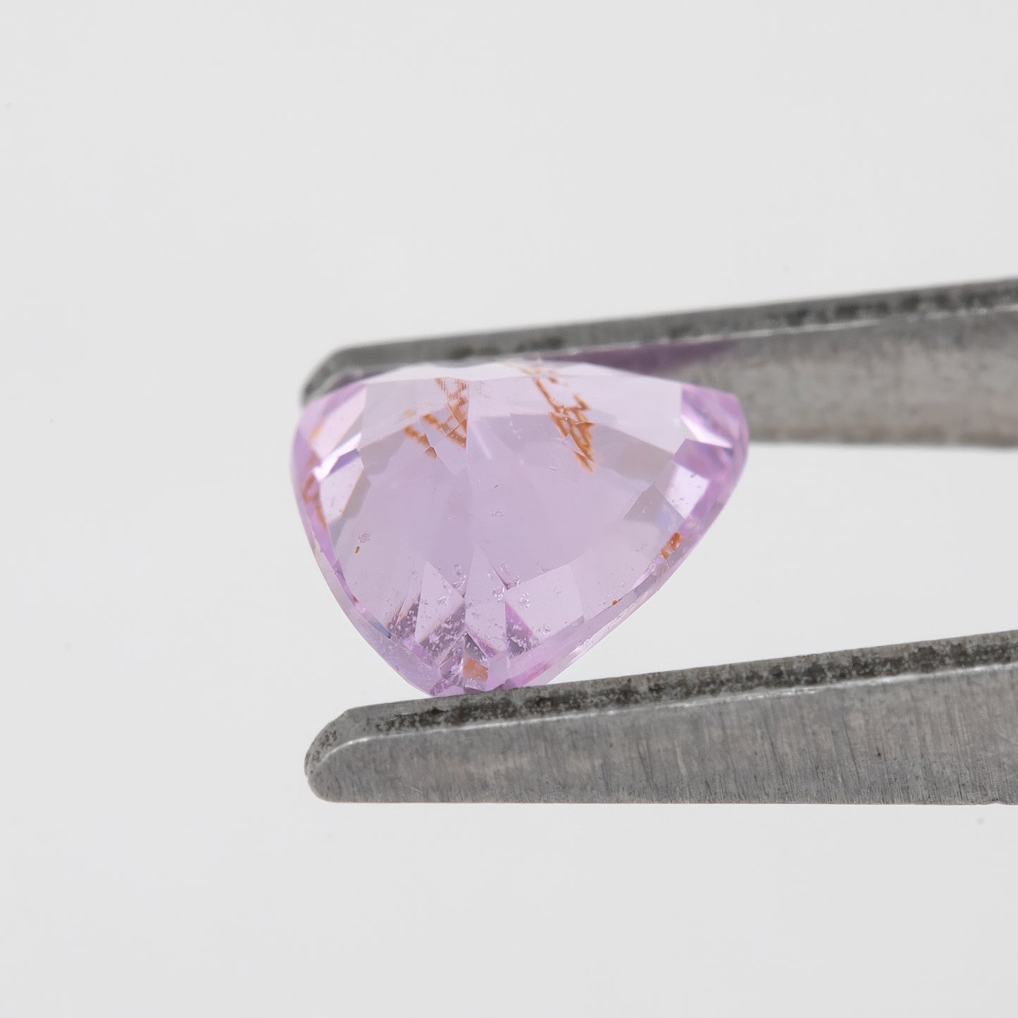 Lavender Pink Trillion Sapphire | Heated Natural Gemstone | Unique Cut for Bold Rings, Pendants & Fine Jewelry Designs