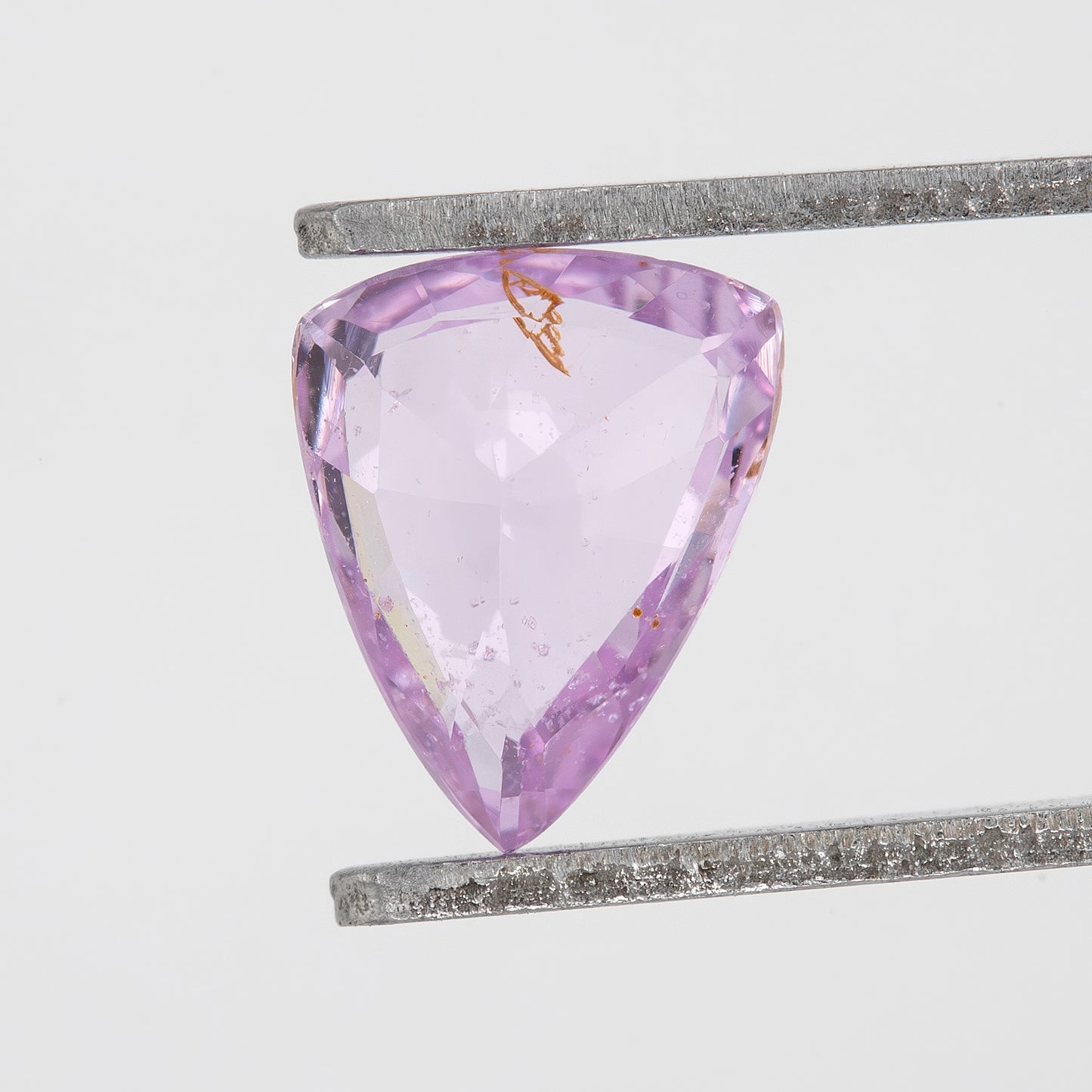 Lavender Pink Trillion Sapphire | Heated Natural Gemstone | Unique Cut for Bold Rings, Pendants & Fine Jewelry Designs