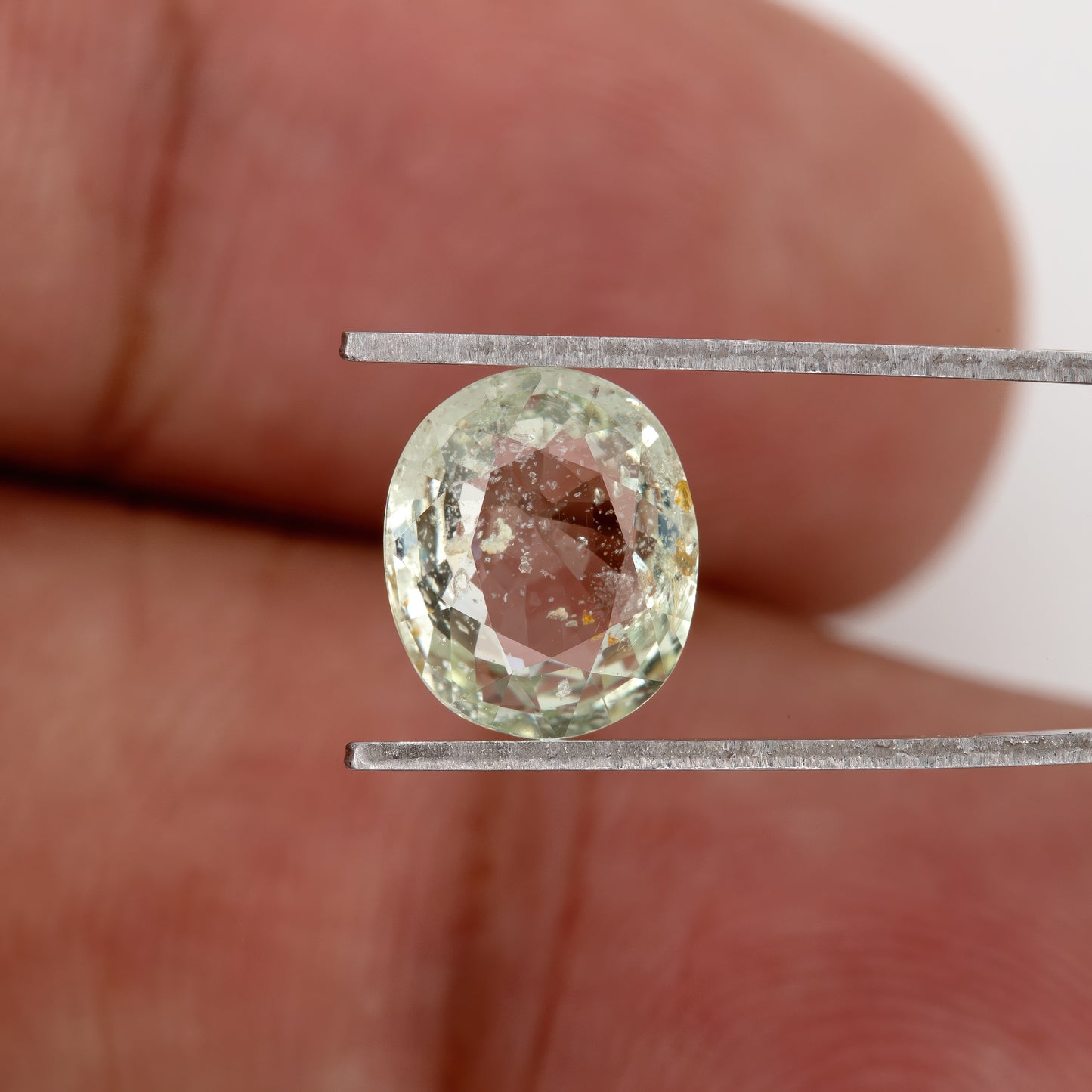 Mint Green Oval Sapphire | 2.31 Ct Natural Heated Gemstone | Pastel Green Sapphire for Unique Rings, Engagement Jewelry & Custom Designs