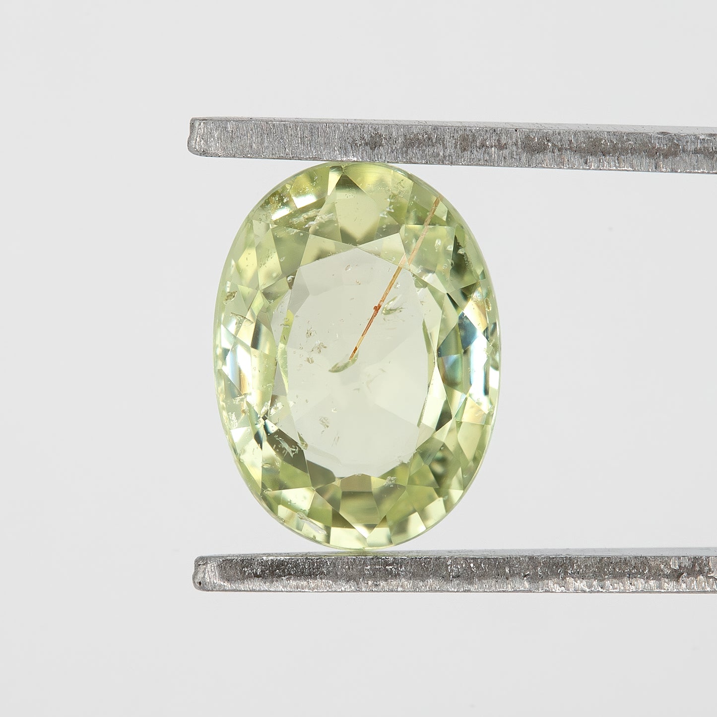 Lemon Pastel Green Sapphire | 1.14 Ct Oval Cut Heated Natural Gemstone | Unique Green Sapphire for Statement Jewelry | Custom Engagement or Cocktail Ring