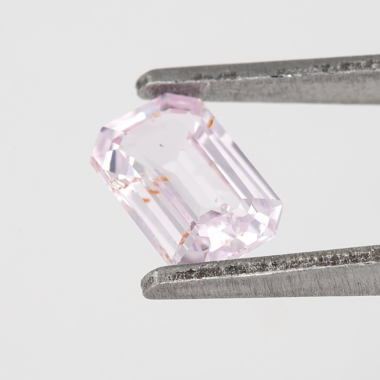 Light Pastel Pink Emerald Cut Sapphire | 0.91 Ct Heated Natural Sapphire | Elegant Gemstone for Ring or Pendant | Fine Jewelry Stone