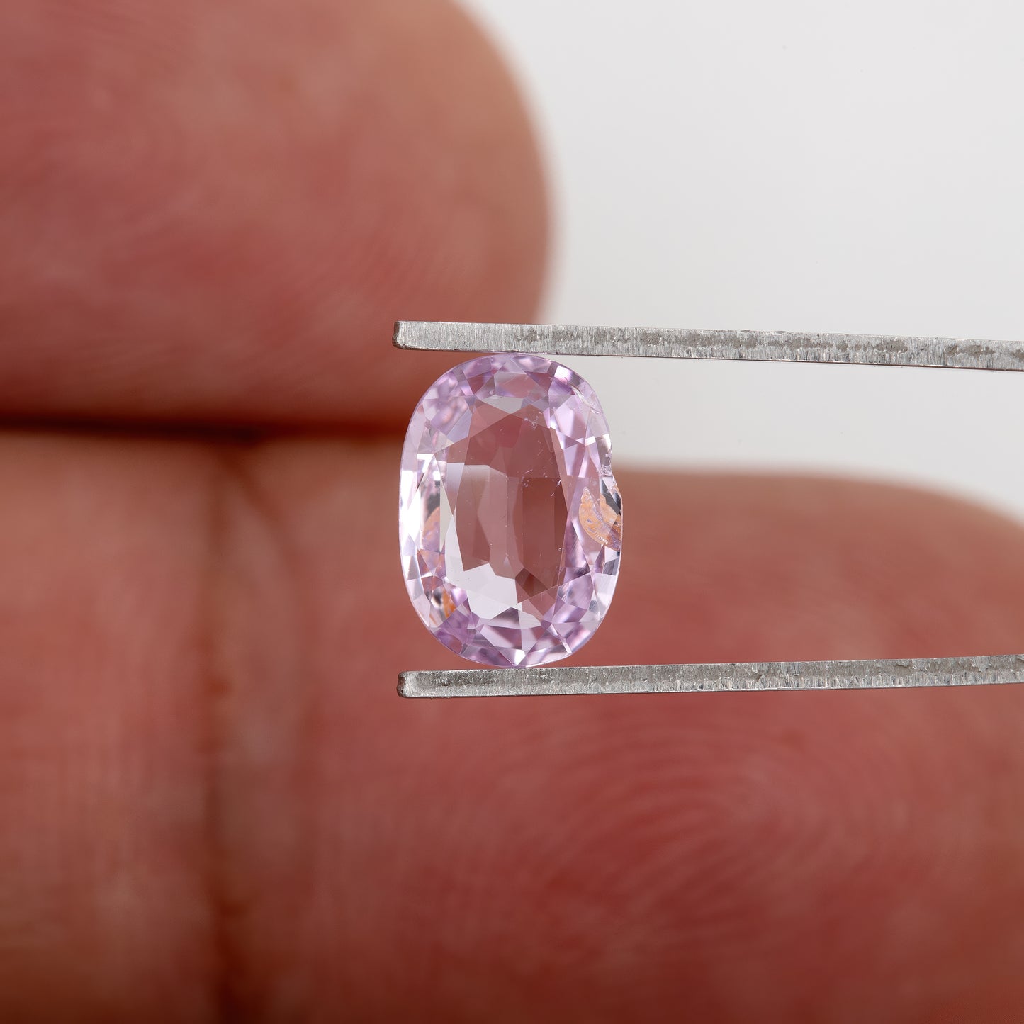 Vivid Pastel Lavender Pink Oval Cut Sapphire | 1.09 Ct Heated Natural Sapphire | Rare Gemstone for Engagement Ring or Custom Jewelry