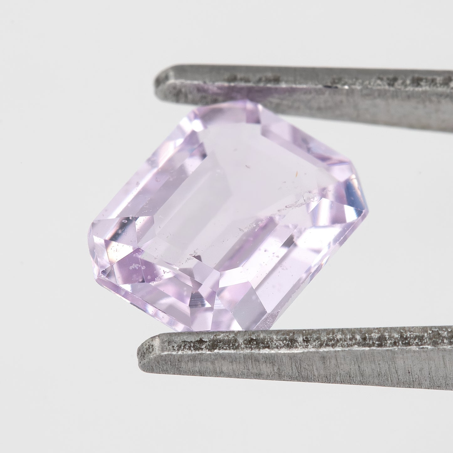 Icy Blue Lavender Emerald Cut Sapphire | 1.42 Ct Heated Natural Sapphire | Unique Gemstone for Custom Ring or Fine Jewelry