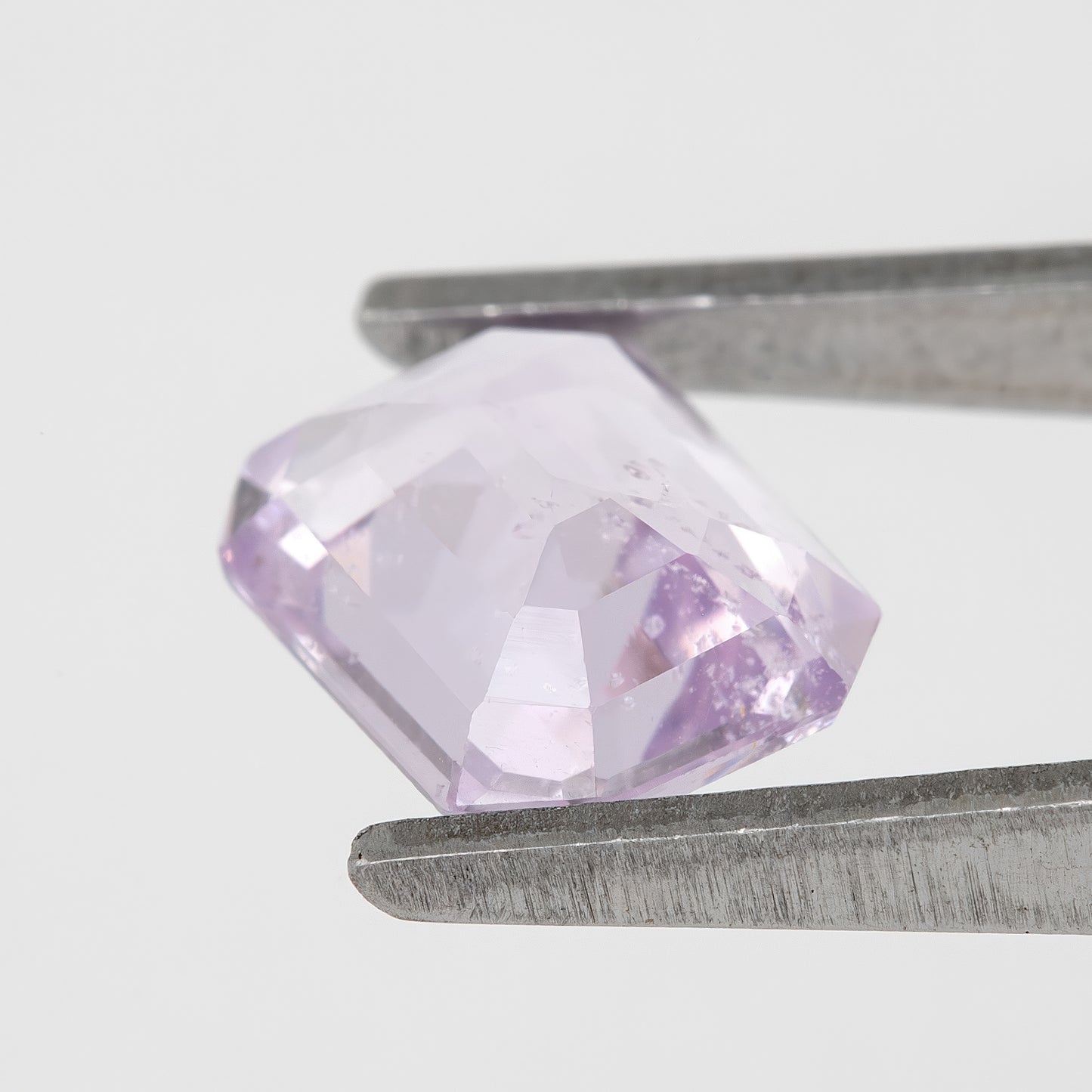 Icy Blue Lavender Emerald Cut Sapphire | 1.42 Ct Heated Natural Sapphire | Unique Gemstone for Custom Ring or Fine Jewelry