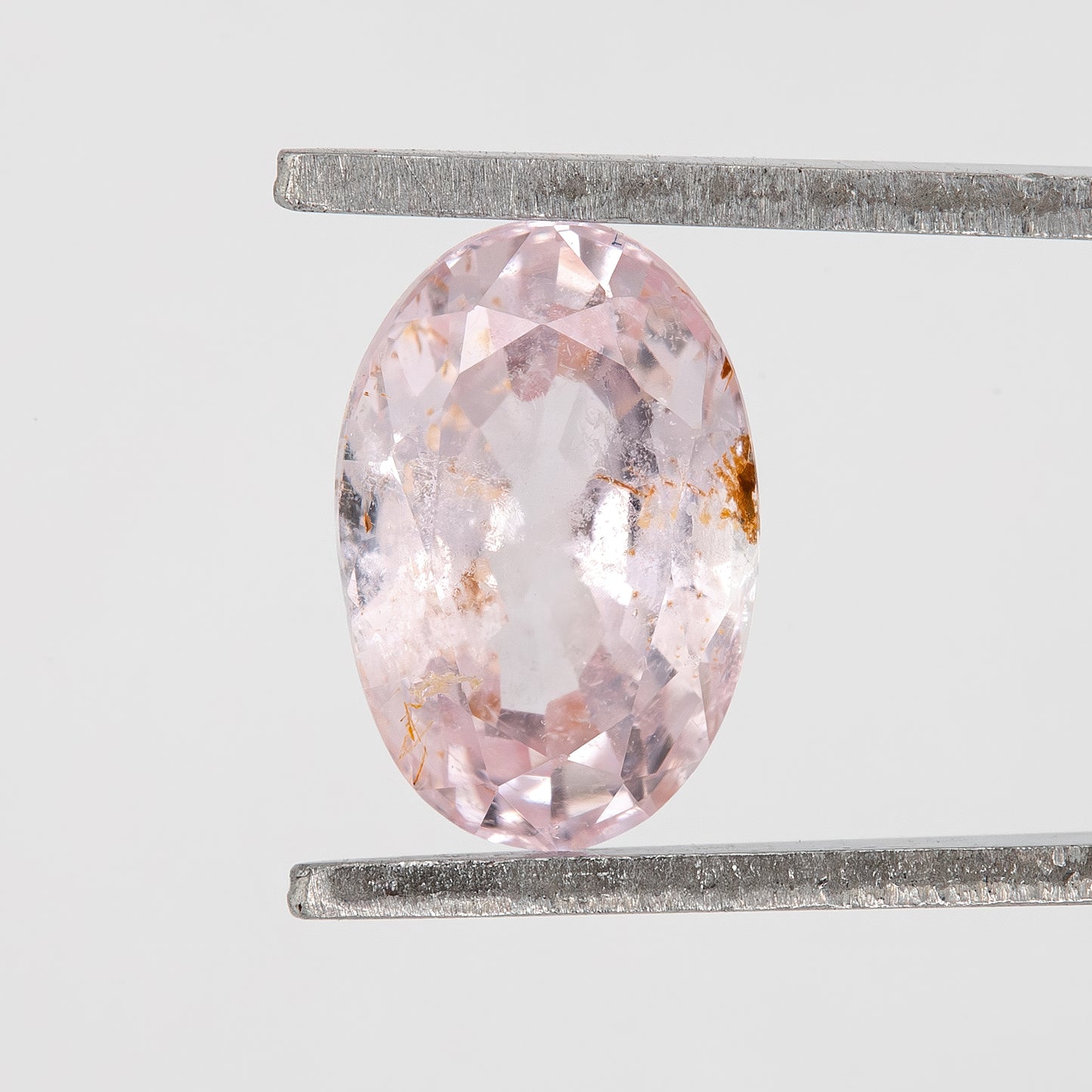 Blush Pink with Earthy Internal Tones Oval Sapphire | 1.16 Ct Heated Natural Sapphire | Unique Rustic Gemstone for Custom Fine Jewelry
