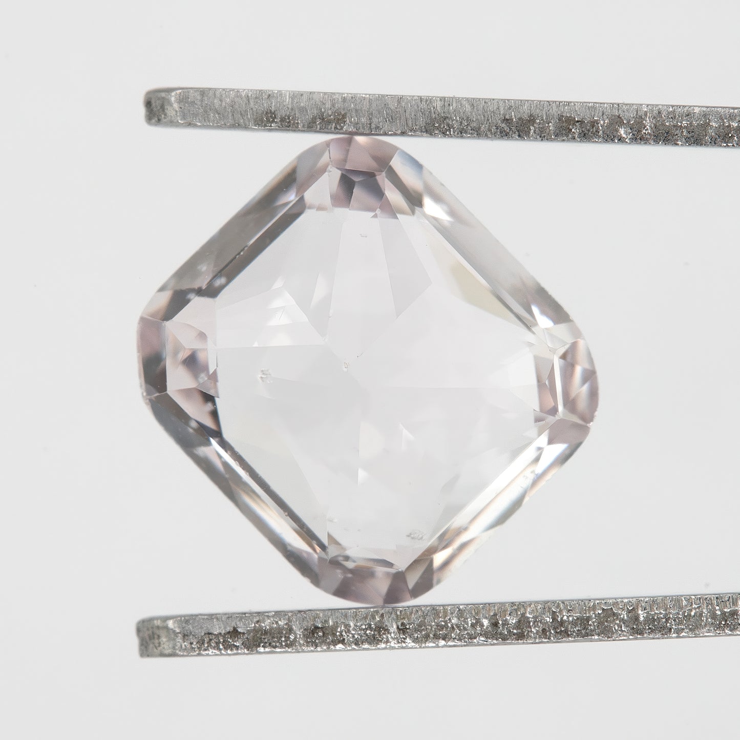 Champagne Pink Cushion Cut Sapphire | 1.58 Ct Heated Natural Sapphire | Elegant Soft-Tone Gemstone for Fine Custom Jewelry