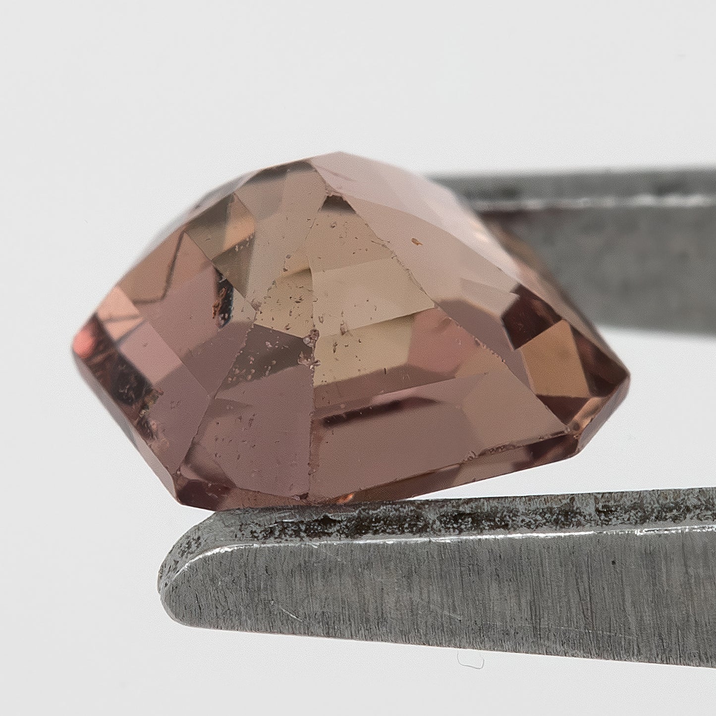 Mauve-Brown 0.78 Ct Asscher Cut Natural Sapphire | Heated | Eye Visible Inclusions | Unique Gem for Engagement Rings & Fine Jewelry