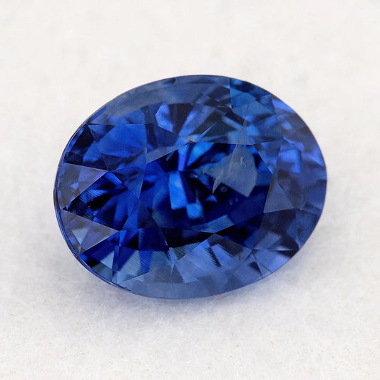 Natural Blue Sapphire Oval Ceylon Sri Lanka Heated 3.03ct