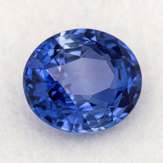 Natural Blue Sapphire Oval Ceylon Sri Lanka Heated 3.07ct