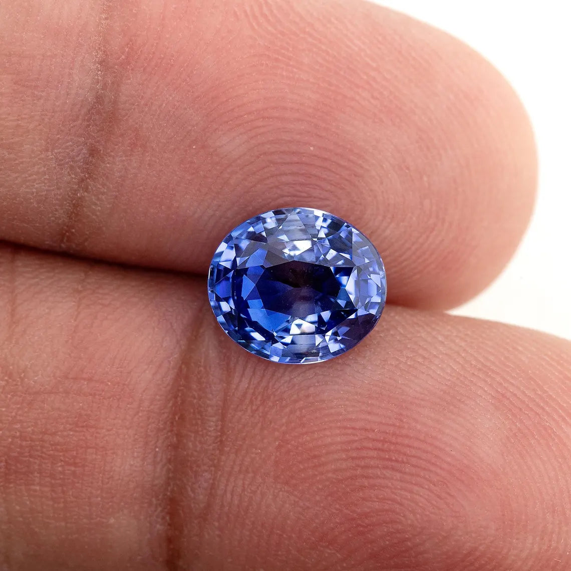 Natural Blue Sapphire Oval Ceylon Sri Lanka Heated 3.07ct