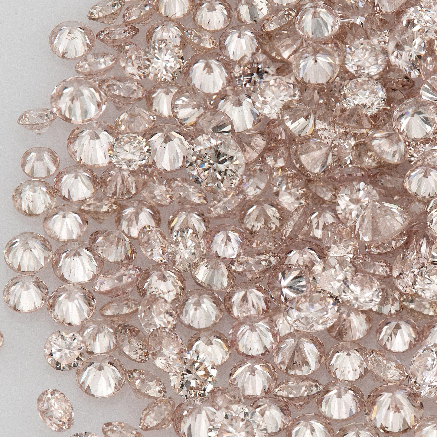 Fancy Pink Rose AA (8PR) | Argyle Pink Rose Diamonds 0.25ct | Mix Scoop | Fancy Rose Pink Natural Diamonds | Round | Australian Diamonds | Australia | Melee | Accents