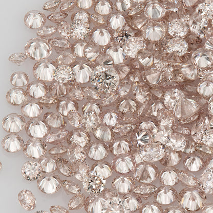 Fancy Pink Rose AA (8PR) | Argyle Pink Rose Diamonds 0.25ct | Mix Scoop | Fancy Rose Pink Natural Diamonds | Round | Australian Diamonds | Australia | Melee | Accents