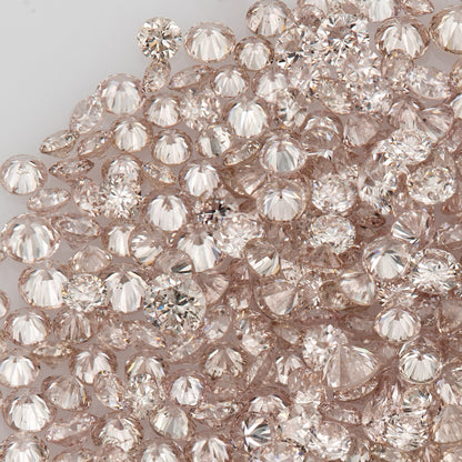 Fancy Pink Rose AA (8PR) | Argyle Pink Rose Diamonds 0.25ct | Mix Scoop | Fancy Rose Pink Natural Diamonds | Round | Australian Diamonds | Australia | Melee | Accents