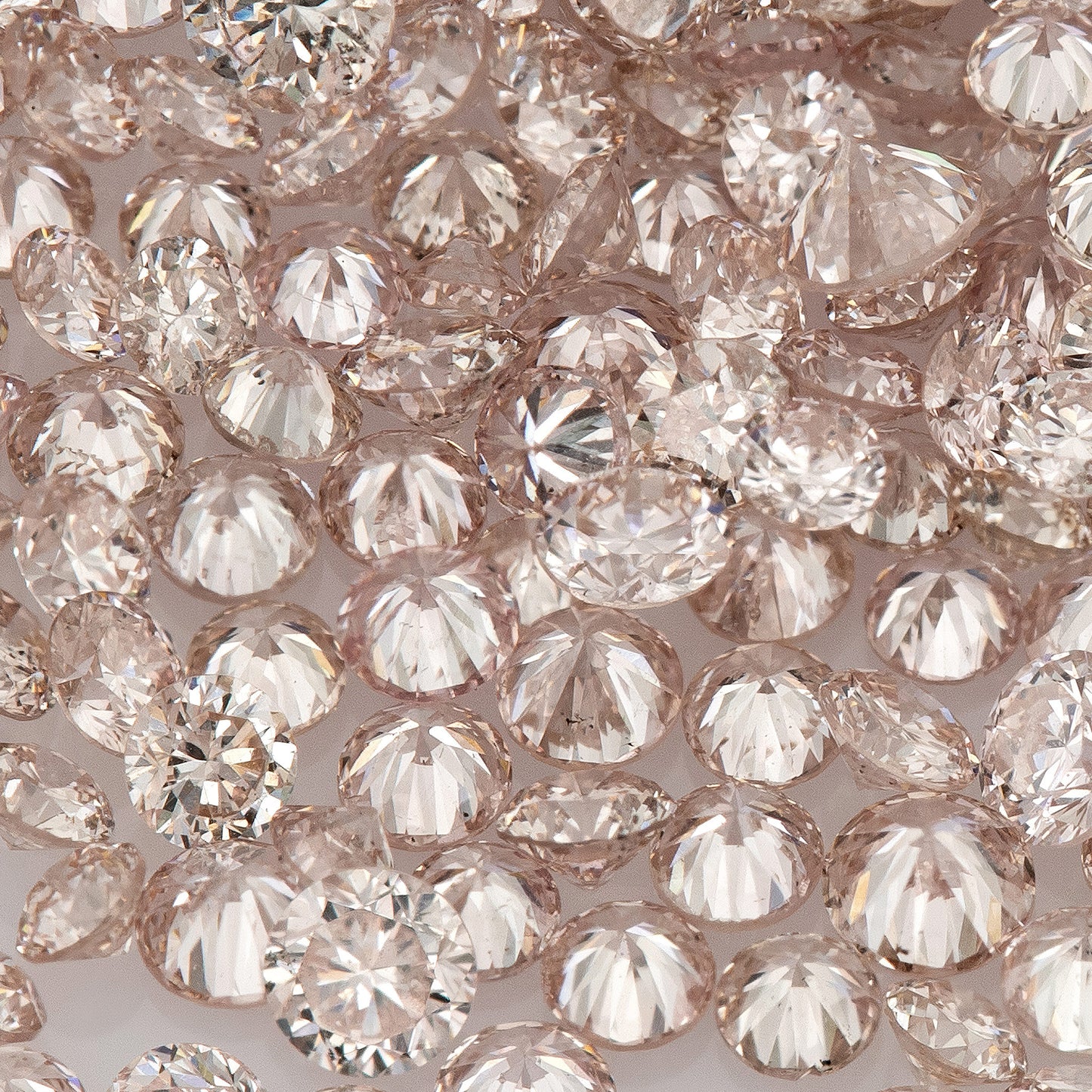 Fancy Pink Rose AA (8PR) | Argyle Pink Rose Diamonds 0.25ct | Mix Scoop | Fancy Rose Pink Natural Diamonds | Round | Australian Diamonds | Australia | Melee | Accents