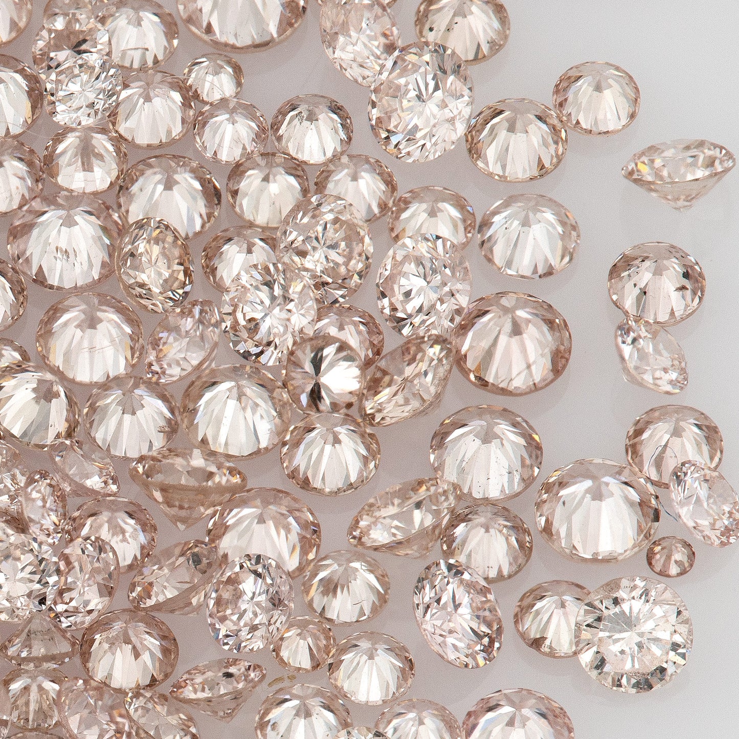 Fancy Pink Rose (8PR) | Argyle Pink Diamonds 0.25ct | Mix Scoop | Fancy Rose Pink Natural Diamonds | Round | Australian Diamonds | Australia | Melee | Accents