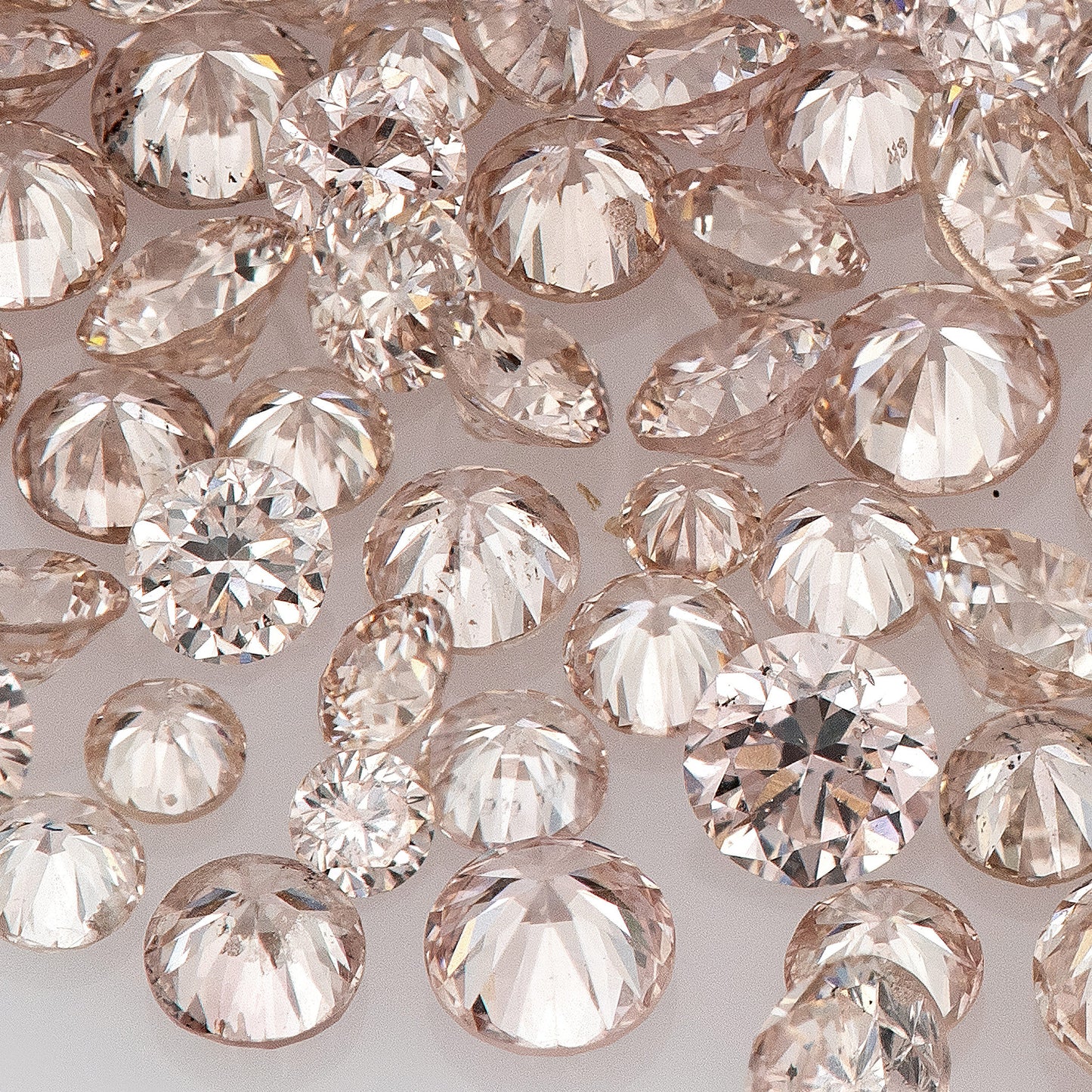 Fancy Pink Rose (8PR) | Argyle Pink Diamonds 0.25ct | Mix Scoop | Fancy Rose Pink Natural Diamonds | Round | Australian Diamonds | Australia | Melee | Accents