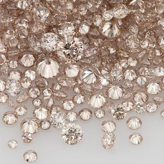 Fancy Pink Champagne (PC1) | Argyle Pink Diamonds 0.25ct | Mix Scoop | Fancy Rose Pink Natural Diamonds | Round | Australian Diamonds | Australia | Melee | Accents
