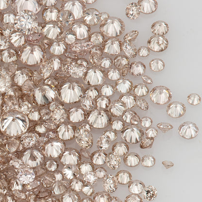 Fancy Pink Champagne (PC1) | Argyle Pink Diamonds 0.25ct | Mix Scoop | Fancy Rose Pink Natural Diamonds | Round | Australian Diamonds | Australia | Melee | Accents