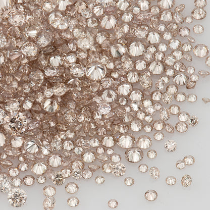 Fancy Pink Champagne (PC1) | Argyle Pink Diamonds 0.25ct | Mix Scoop | Fancy Rose Pink Natural Diamonds | Round | Australian Diamonds | Australia | Melee | Accents