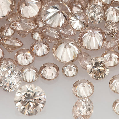 Fancy Pink Champagne (PC1) | Argyle Pink Diamonds 0.25ct | Mix Scoop | Fancy Rose Pink Natural Diamonds | Round | Australian Diamonds | Australia | Melee | Accents
