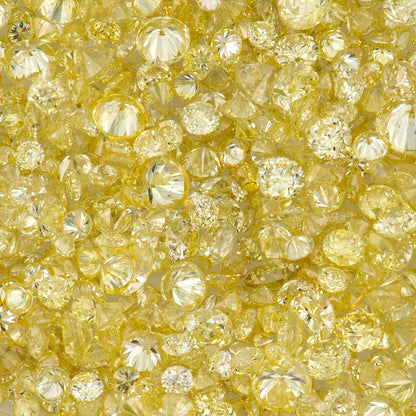 Fancy Yellow | Cape Diamonds 0.25ct | Mix Scoop | Fancy Yellow | Untreated Natural Diamonds | Round | Melee | Accents | Cape Color Diamonds