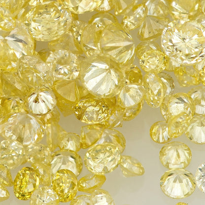 Fancy Yellow | Cape Diamonds 0.25ct | Mix Scoop | Fancy Yellow | Untreated Natural Diamonds | Round | Melee | Accents | Cape Color Diamonds