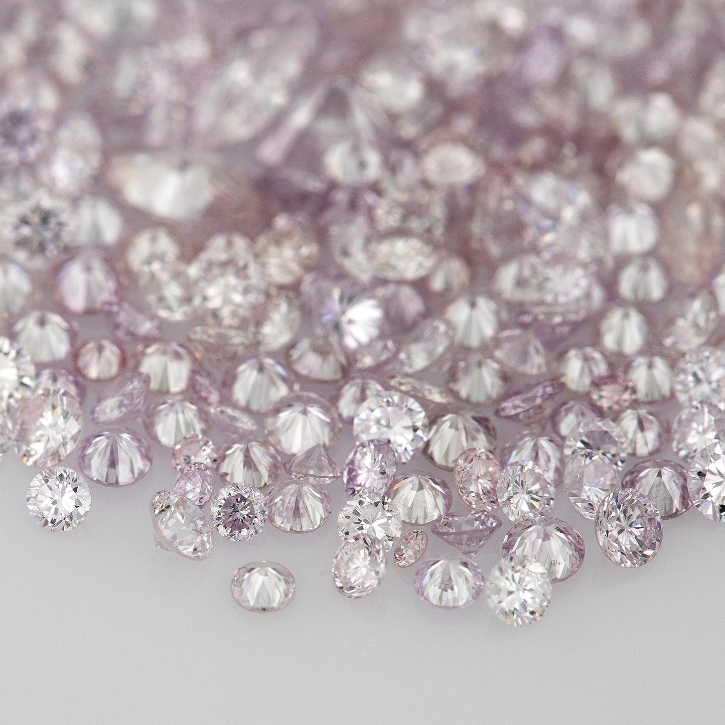 Purple Pink Diamonds 0.25ct 0.8mm to 2.5mm mix scoop Fancy Intense Purple Pink Untreated Natural Diamonds Round|Melee|accents|Pink Diamonds