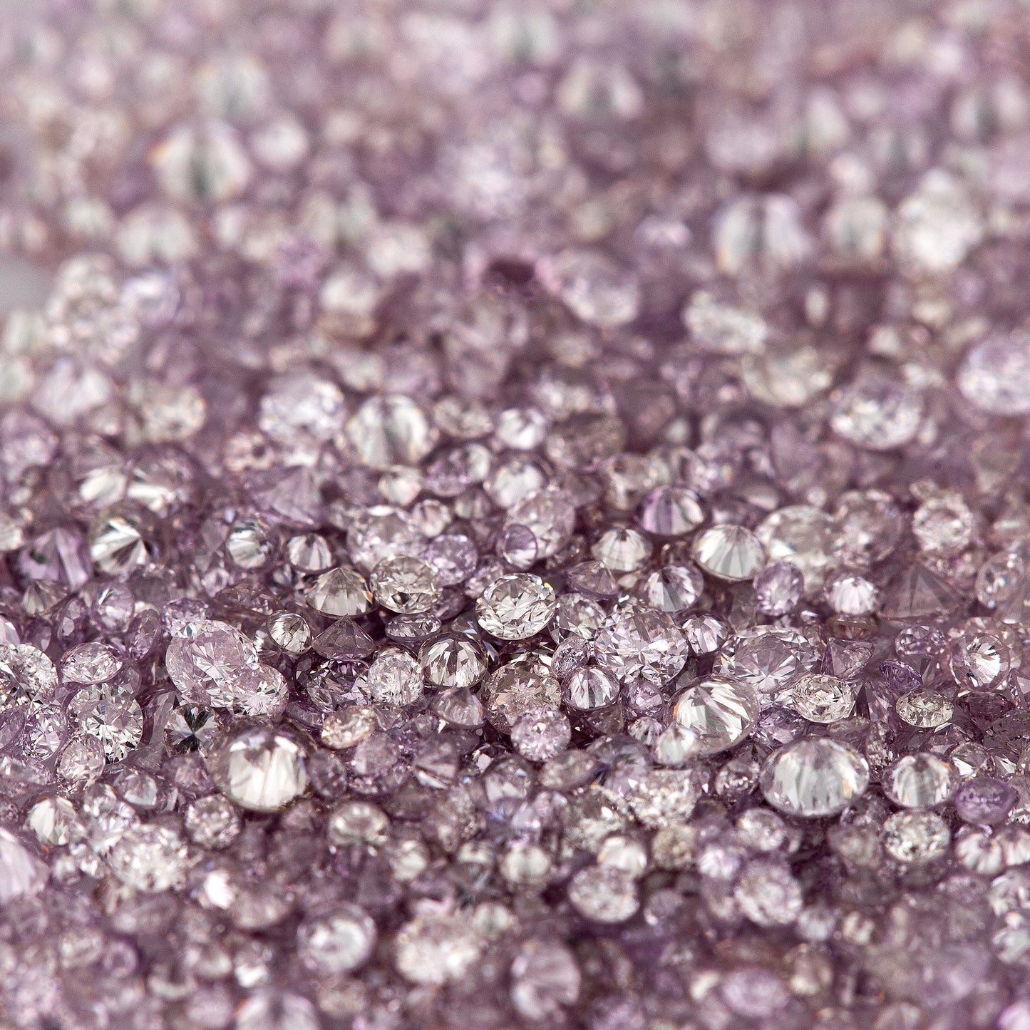 Purple Pink Diamonds 0.25ct 1.3mm to 2.5mm mix scoop Fancy Intense Purple Pink Untreated Natural Diamonds Round|Melee|accents|Pink Diamonds