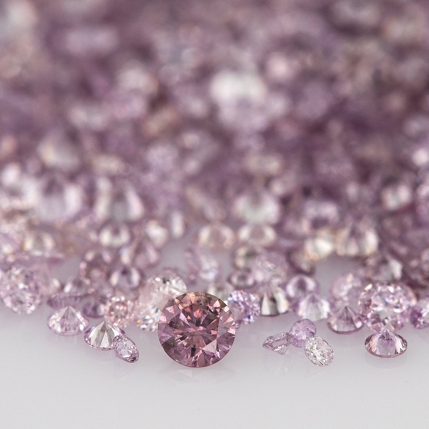 Purple Pink Diamonds 0.25ct 1.3mm to 2.5mm mix scoop Fancy Intense Purple Pink Untreated Natural Diamonds Round|Melee|accents|Pink Diamonds